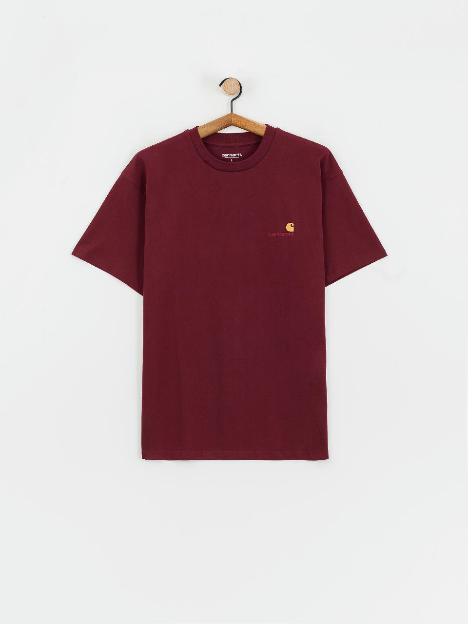 Tricou Carhartt WIP American Script (malbec)