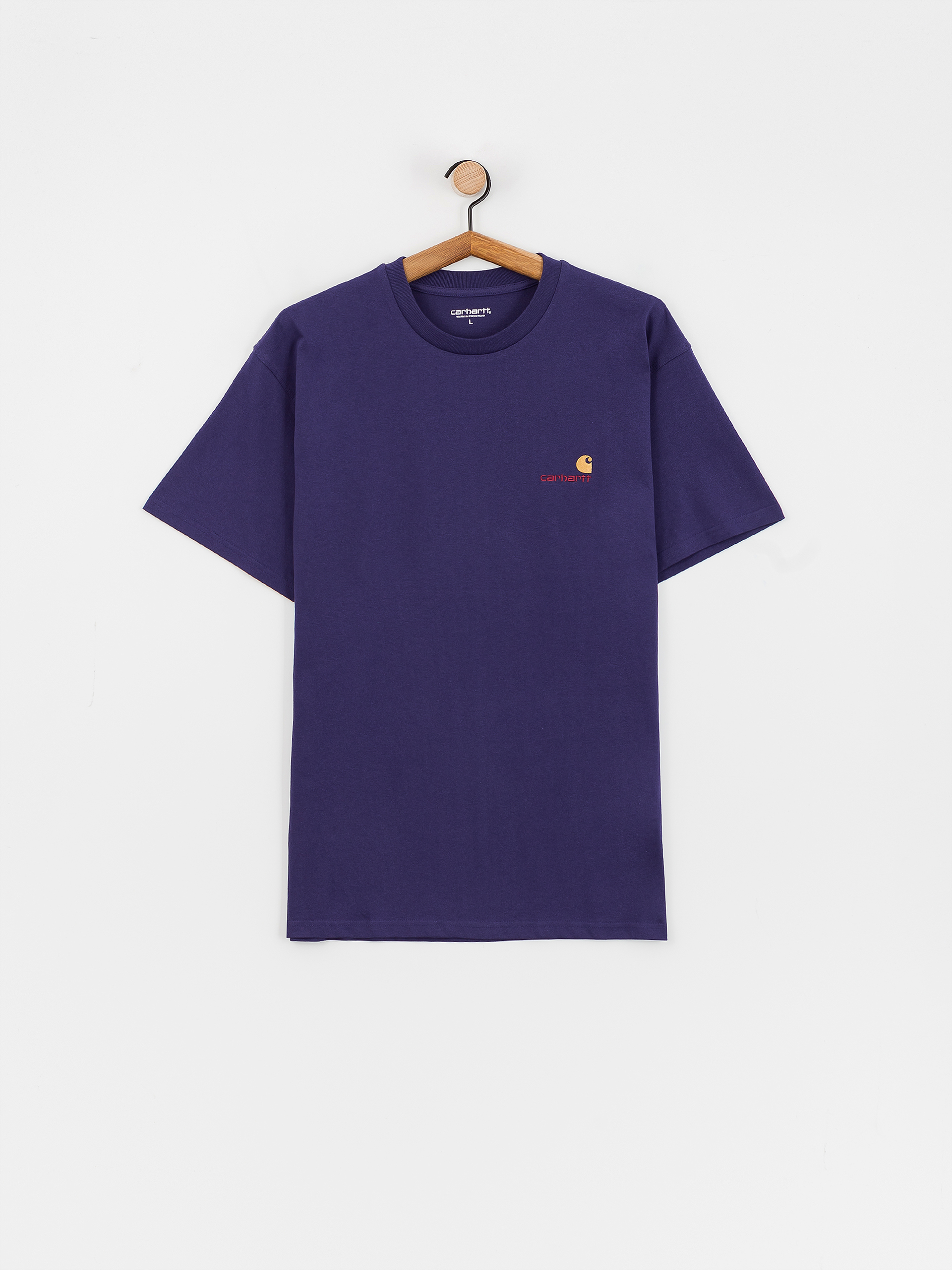 Tricou Carhartt WIP American Script (aura)