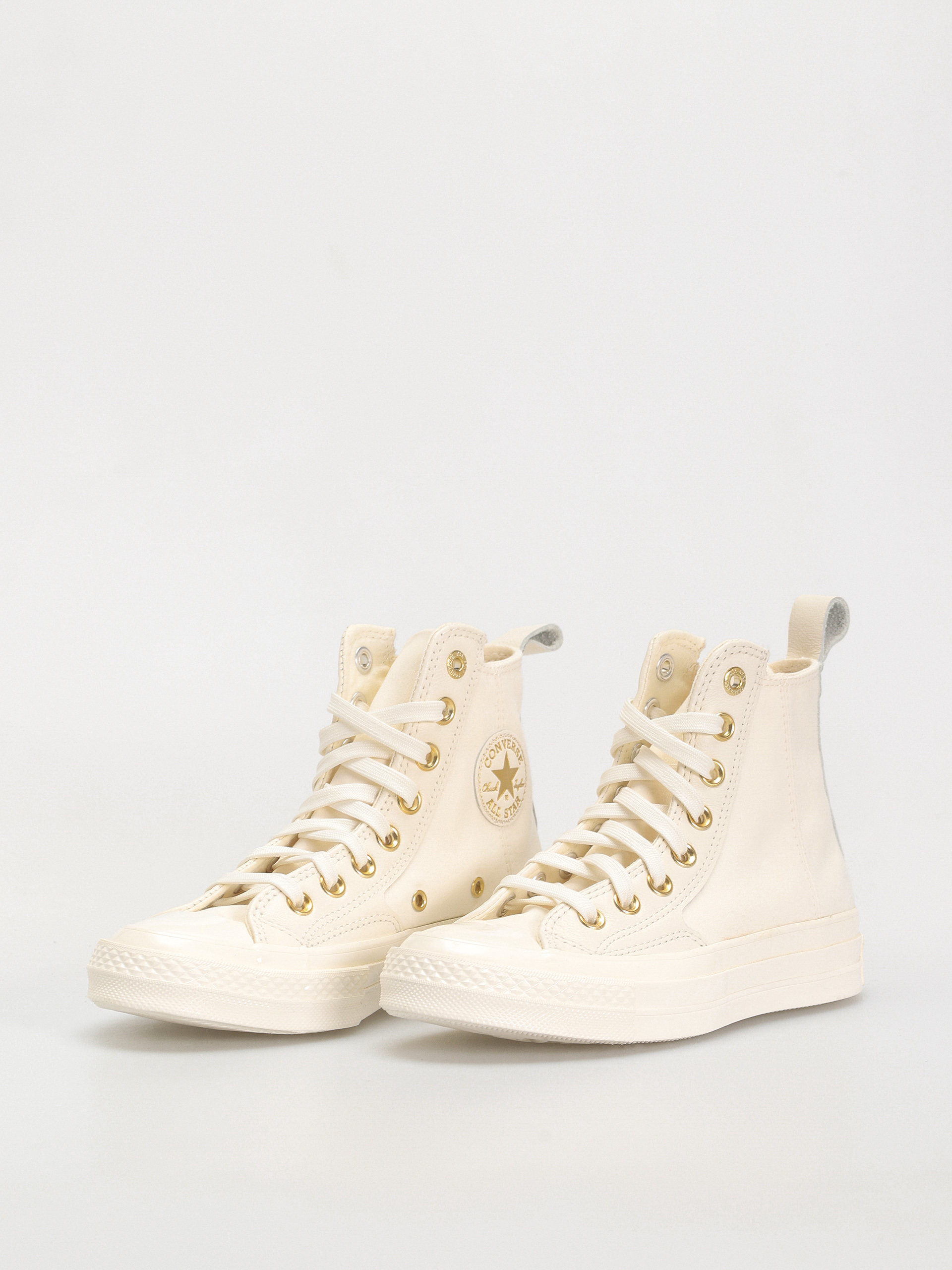 Teniși Converse Chuck 70 Hi (egret/gold/egret)