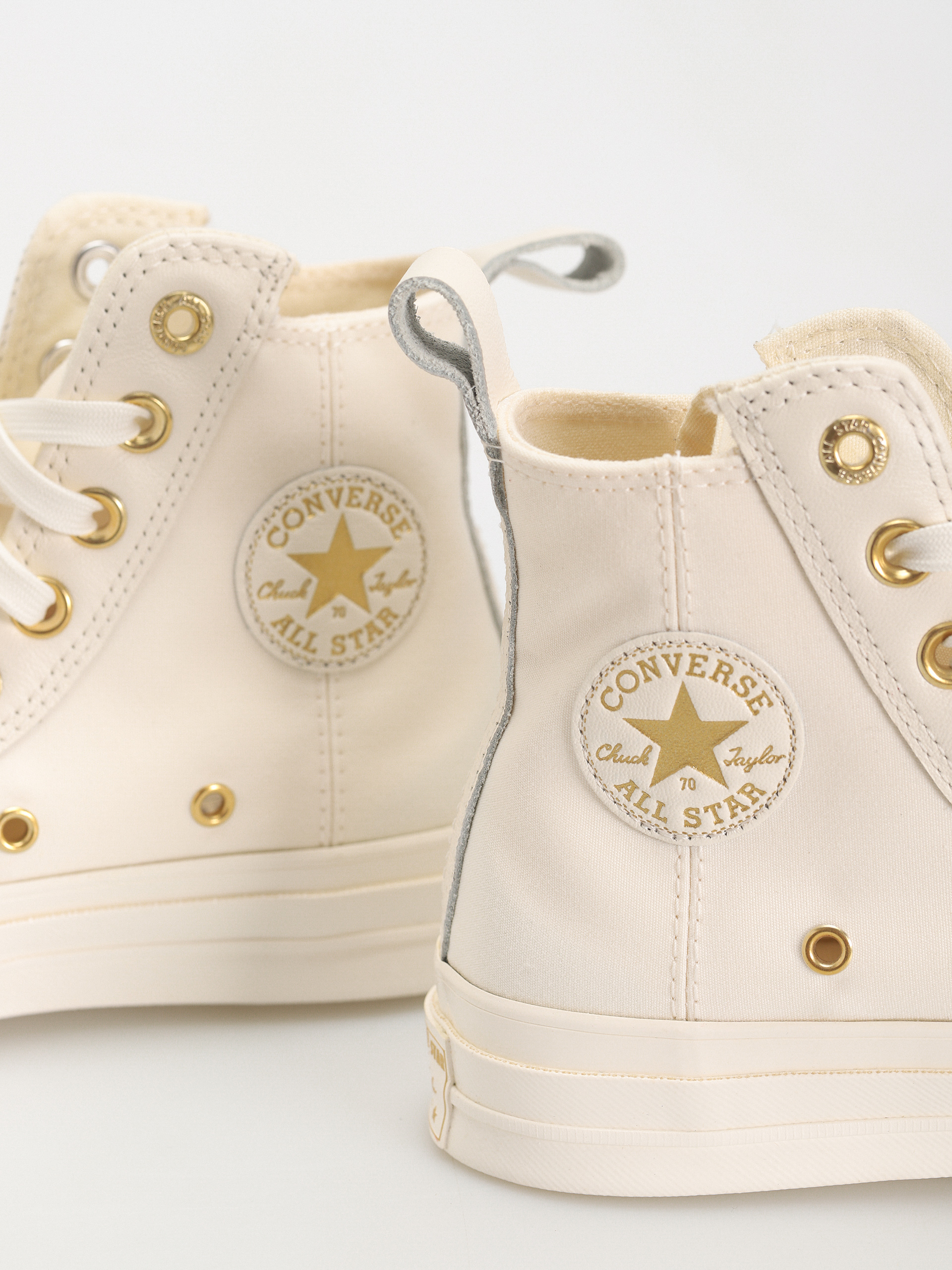 Teniși Converse Chuck 70 Hi (egret/gold/egret)
