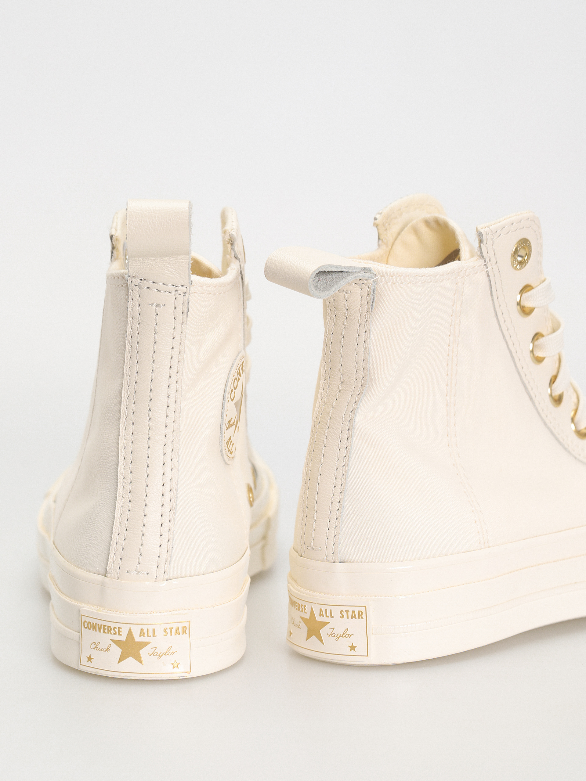 Teniși Converse Chuck 70 Hi (egret/gold/egret)