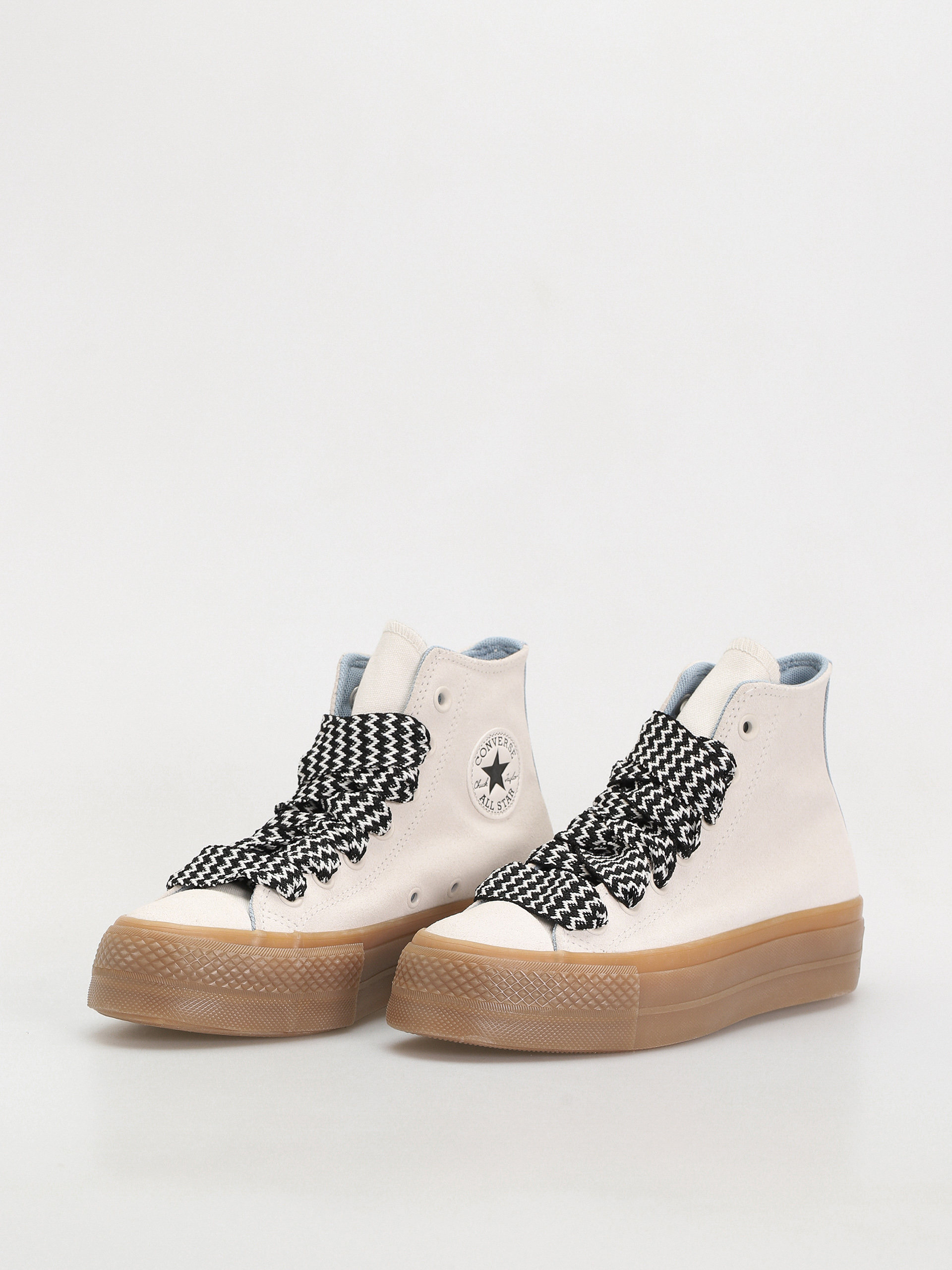 Teniși Converse Chuck Taylor All Star Lift Hi Wmn (vintage white/out of the blue)