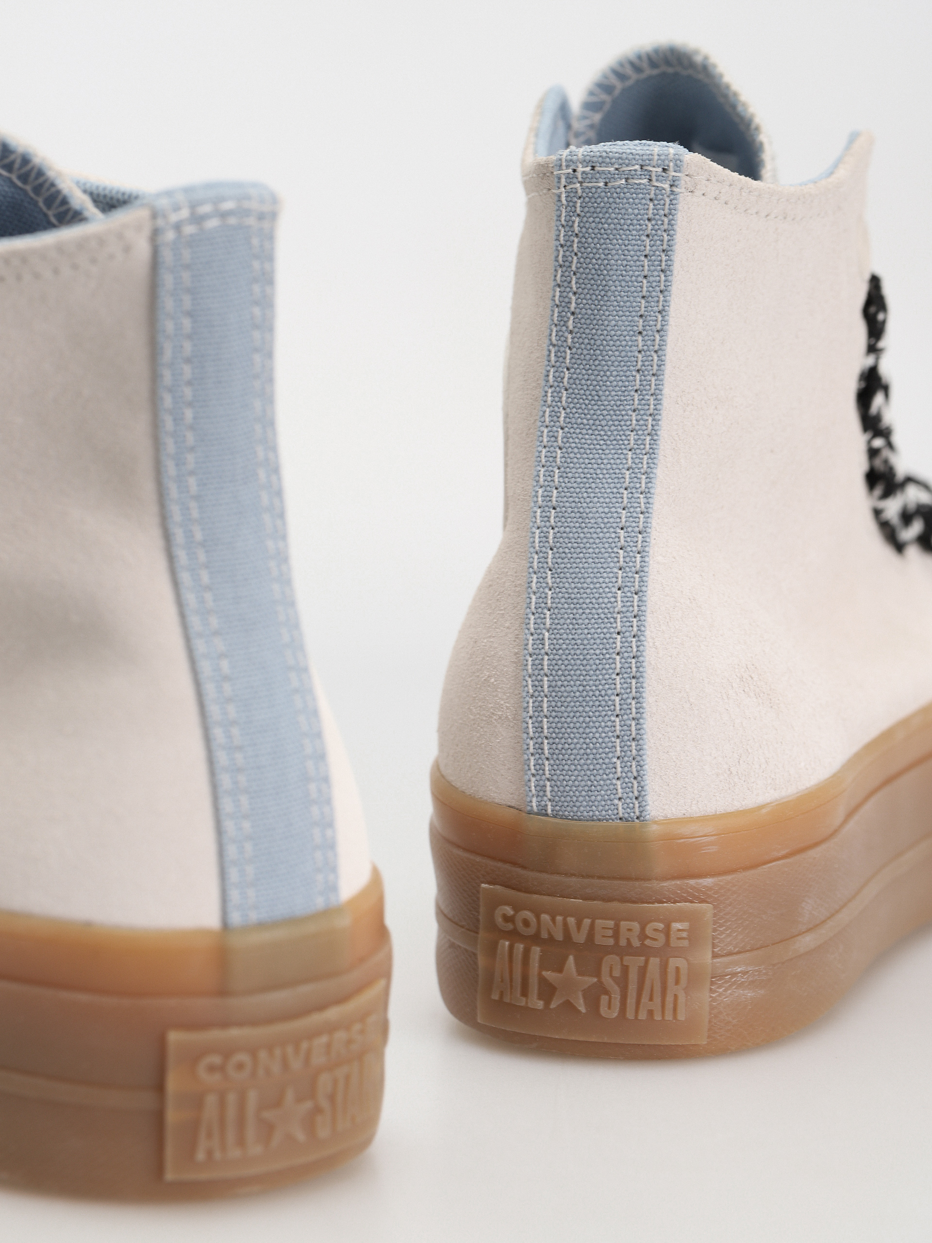 Teniși Converse Chuck Taylor All Star Lift Hi Wmn (vintage white/out of the blue)