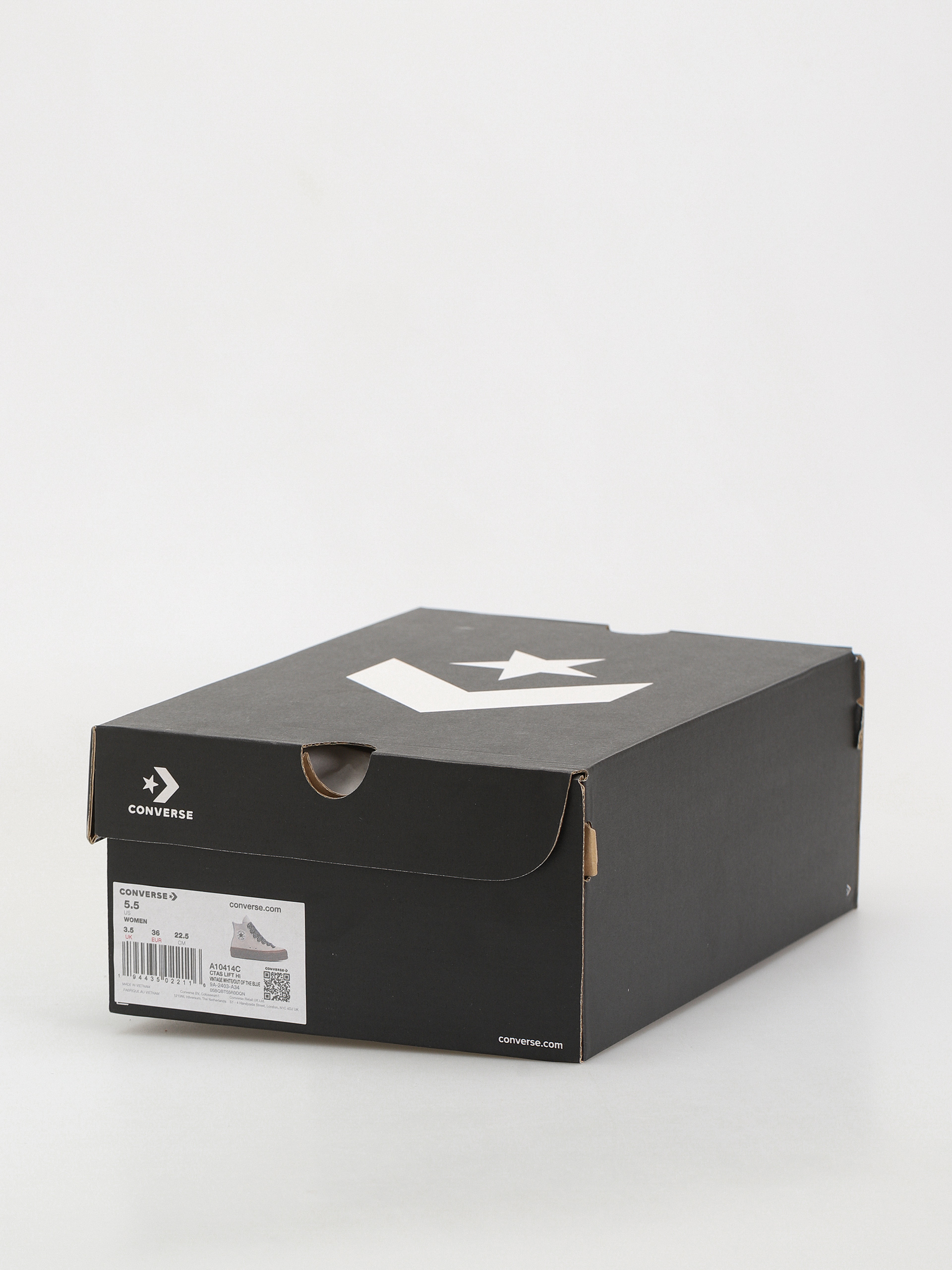 Teniși Converse Chuck Taylor All Star Lift Hi Wmn (vintage white/out of the blue)