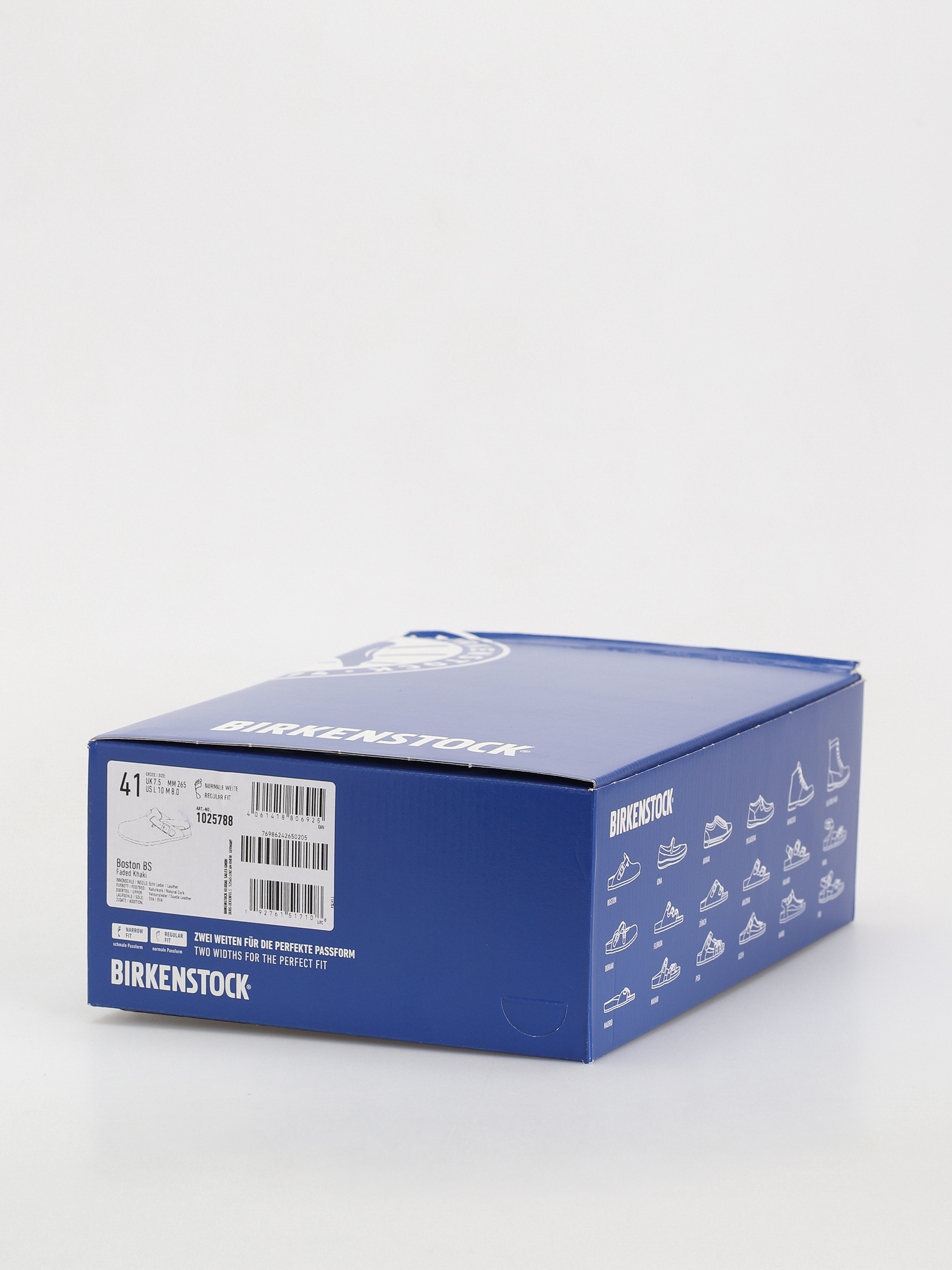 Șlapi Birkenstock Boston Suede Leather Regular (faded khaki)