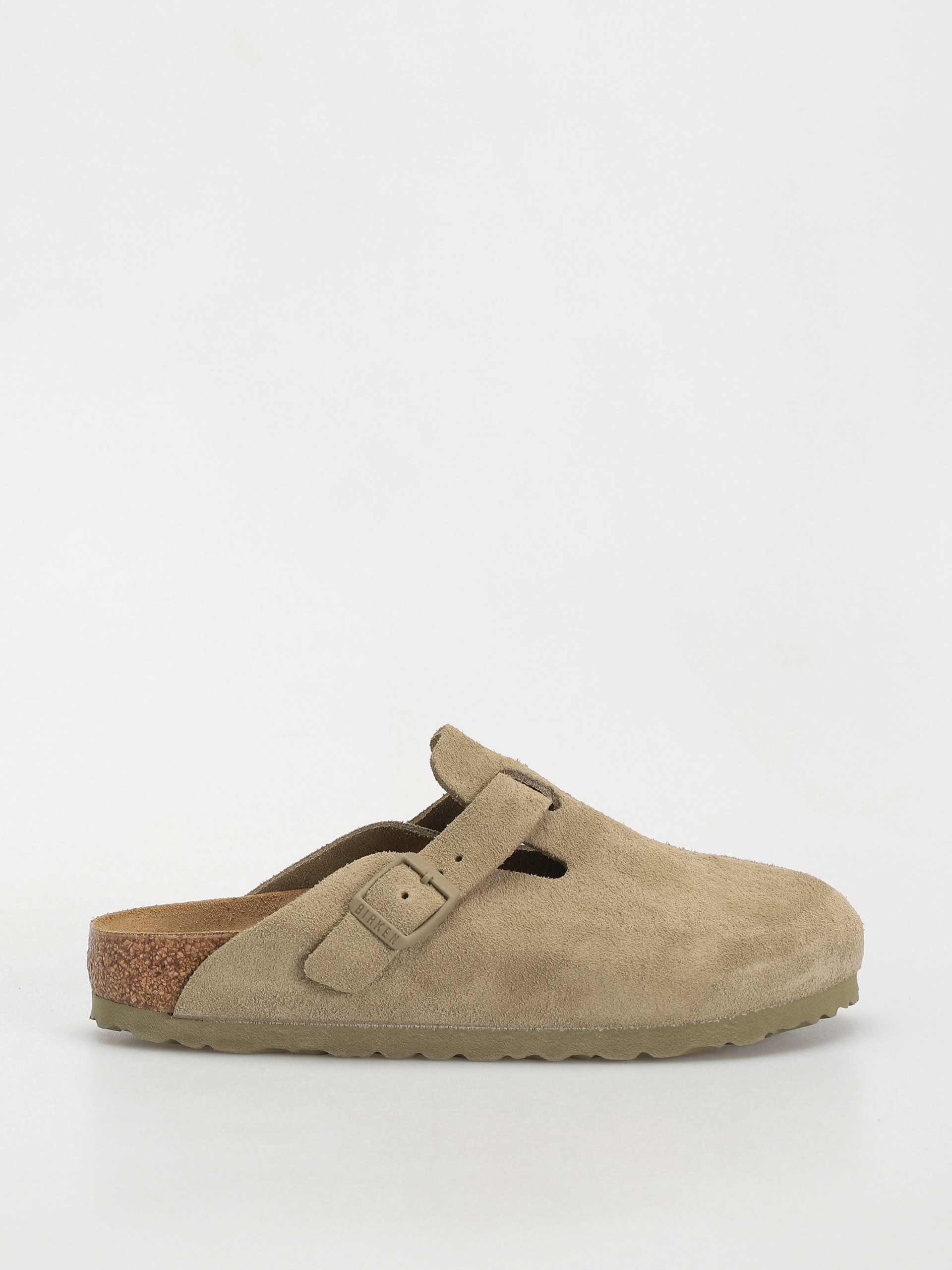 u0218lapi Birkenstock Boston Suede Leather Narrow Wmn (faded khaki)