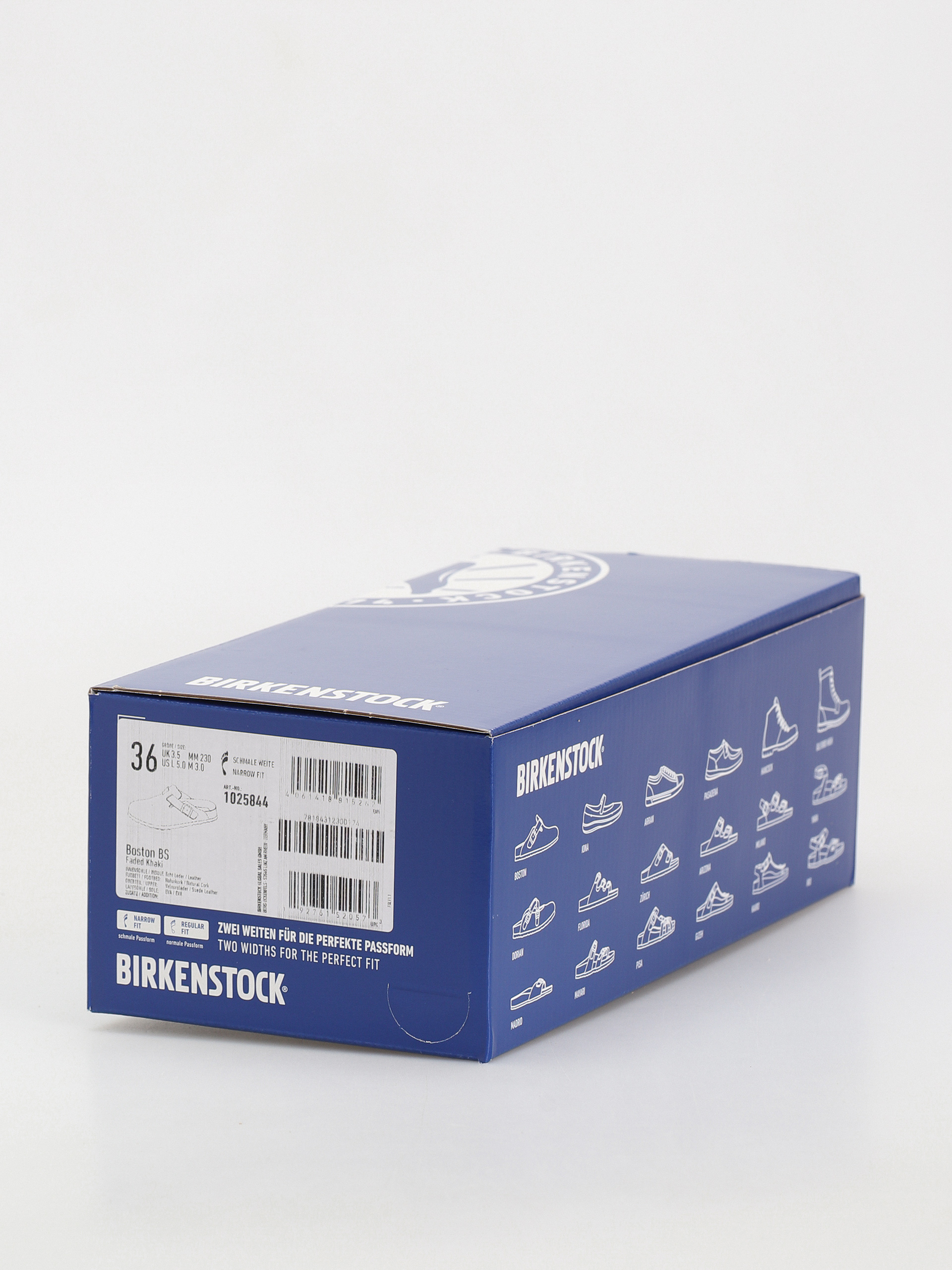 Șlapi Birkenstock Boston Suede Leather Narrow Wmn (faded khaki)