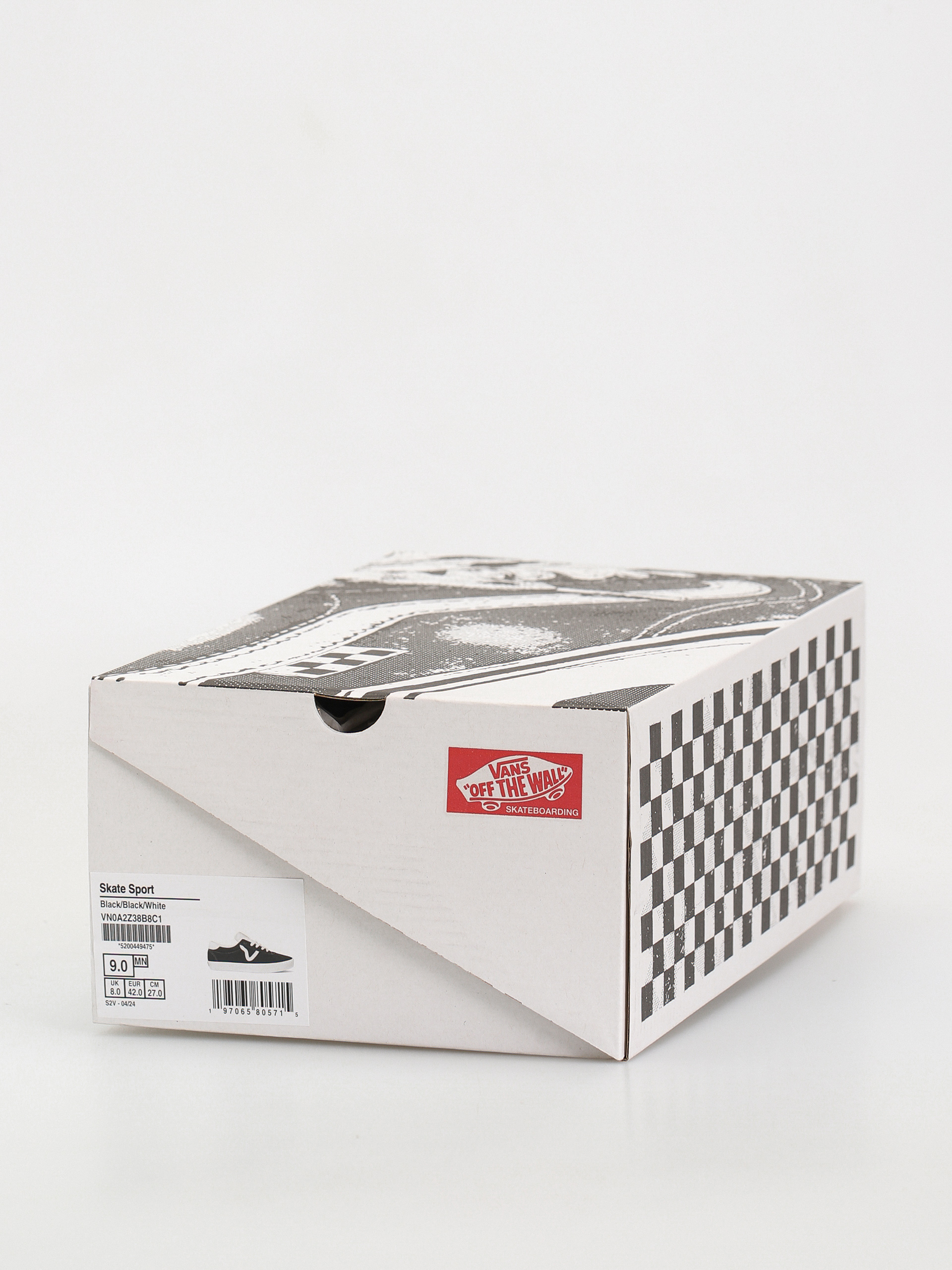 Pantofi Vans Skate Sport (black/black/white)