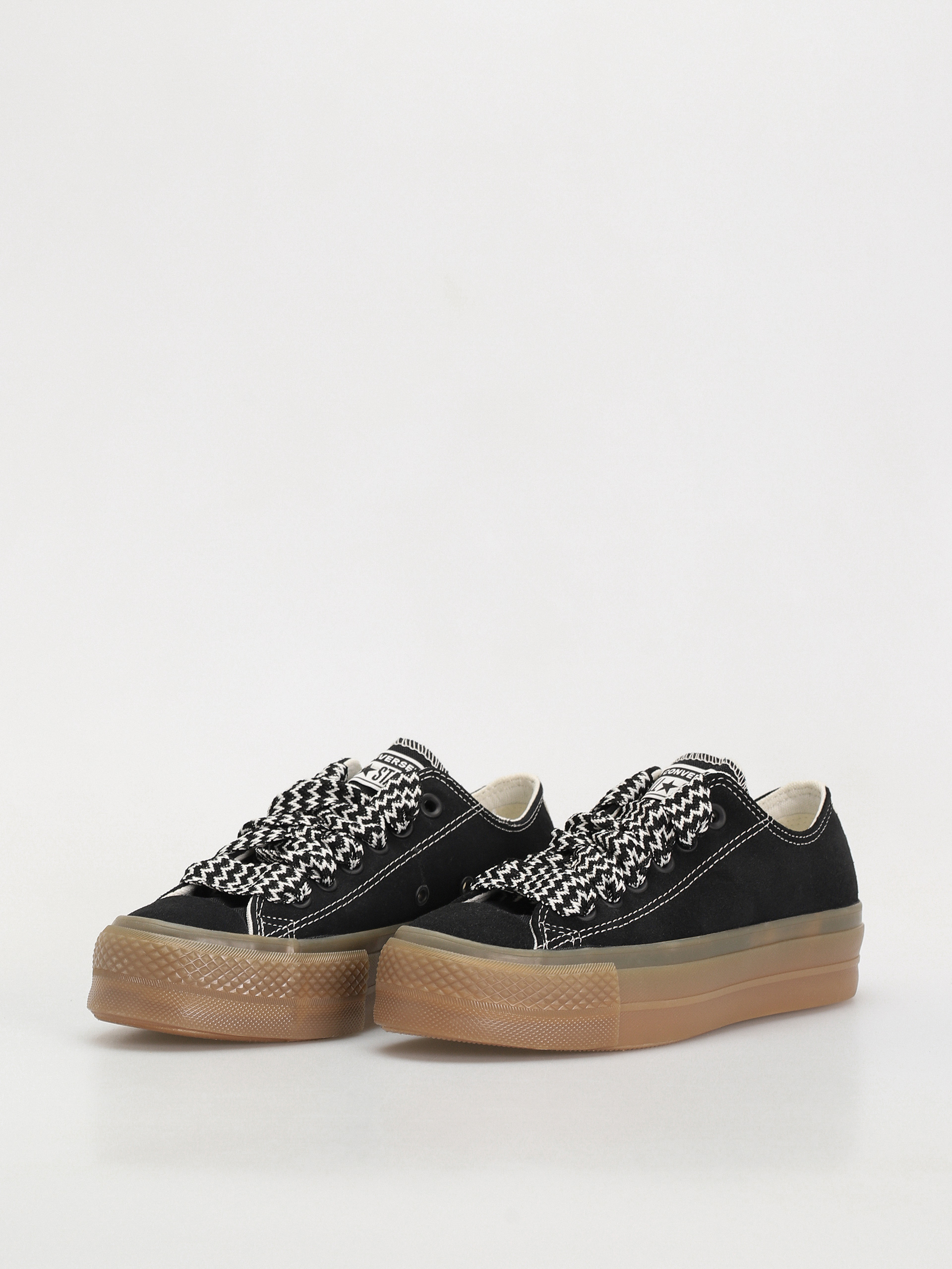 Teniși Converse Chuck Taylor All Star Lift Hi Wmn (black/egret/light brown)