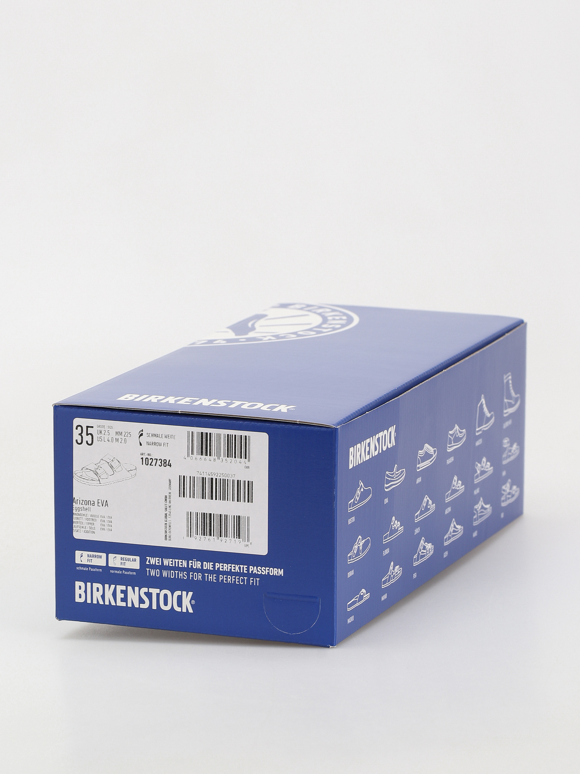 Șlapi Birkenstock Arizona Essentials EVA Narrow Wmn (eggshell)