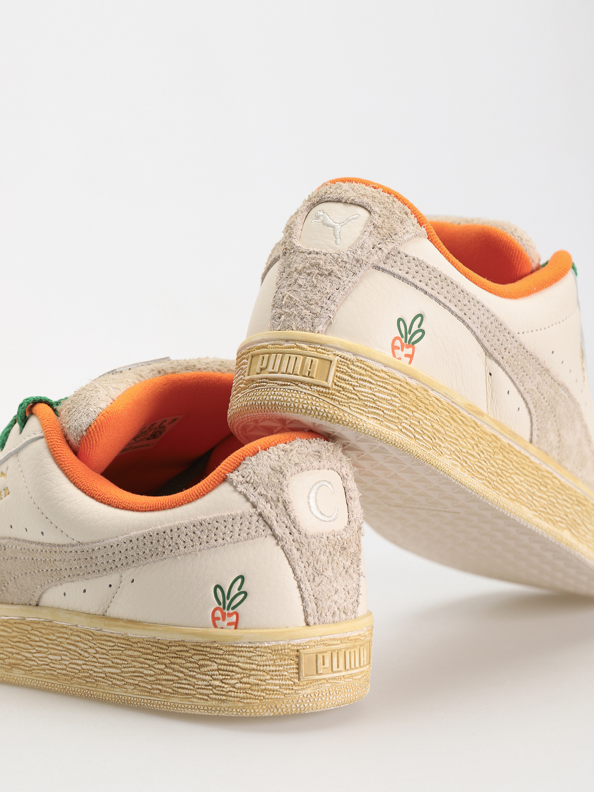 Pantofi Puma X Carrots Suede XL (warm white rickie orange)