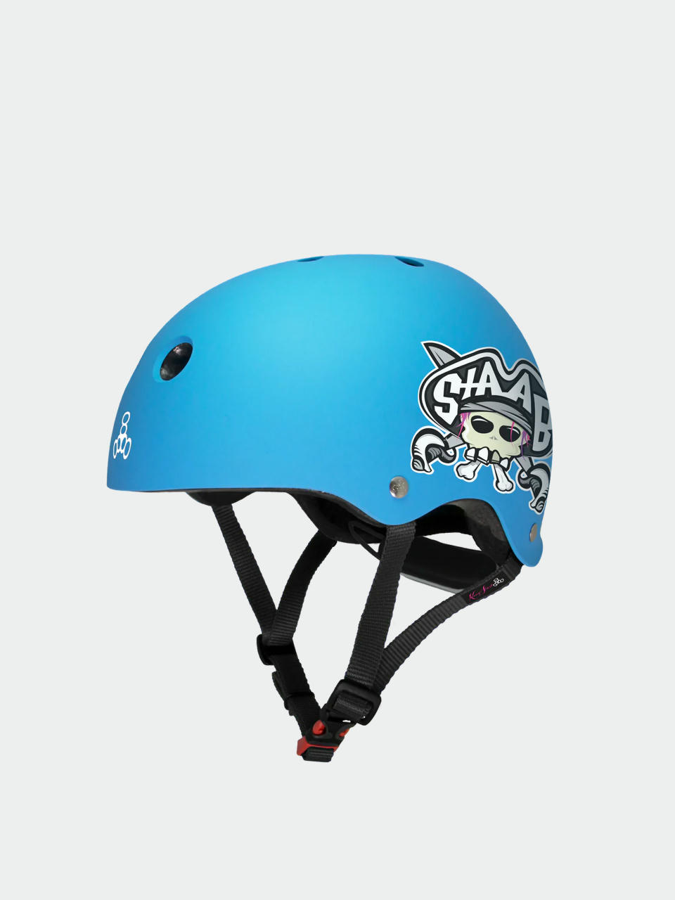 Cască Triple Eight Lil 8 Staab Edition Dual Certified Helmet With Eps Liner JR (neon blue)