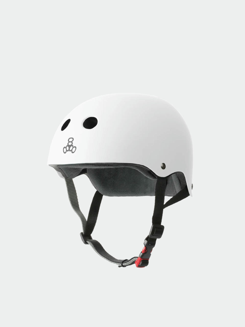 Cască Triple Eight The Certified Sweatsaver Helmet (white rubber)