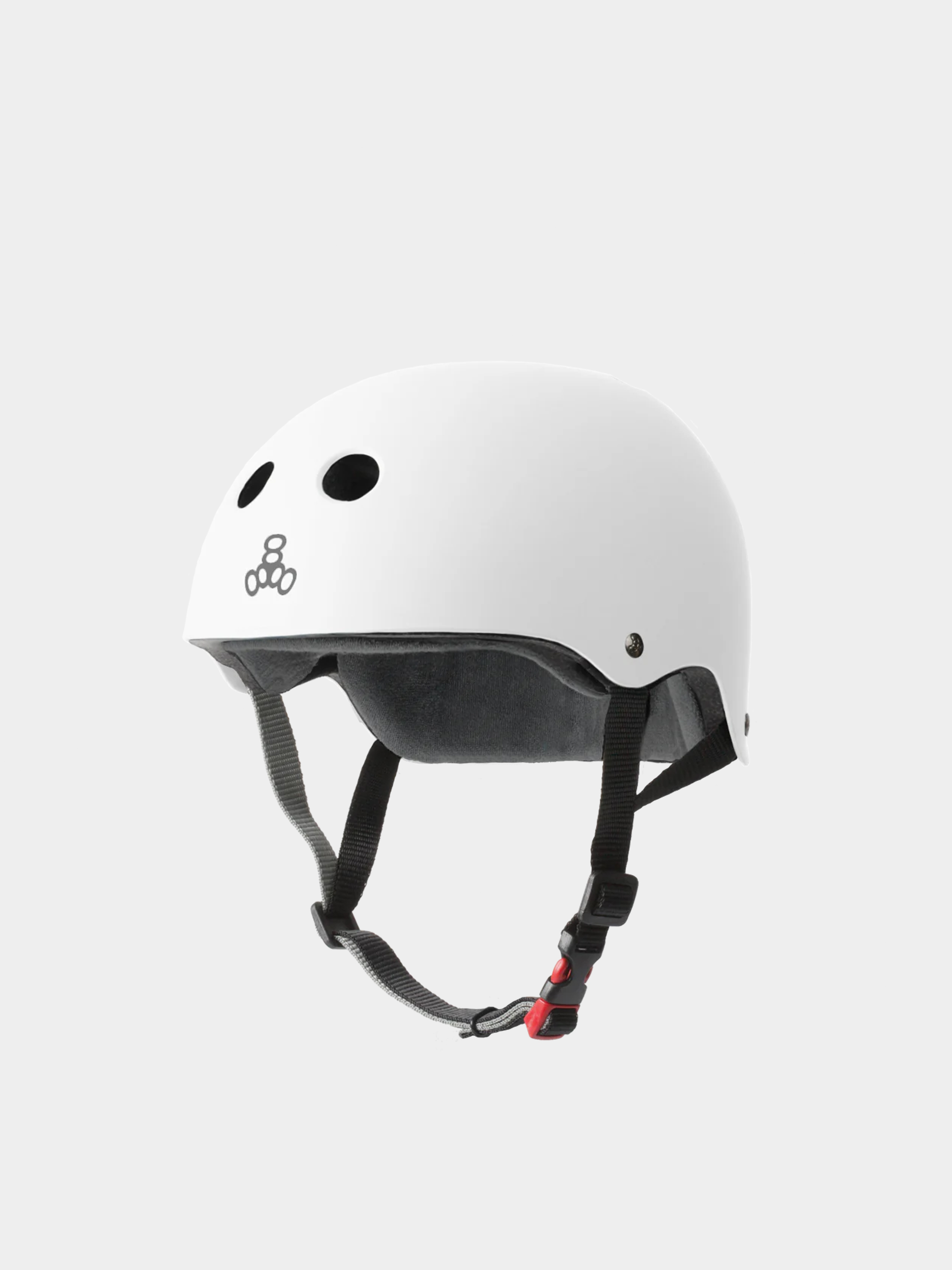Cascu0103 Triple Eight The Certified Sweatsaver Helmet (white rubber)