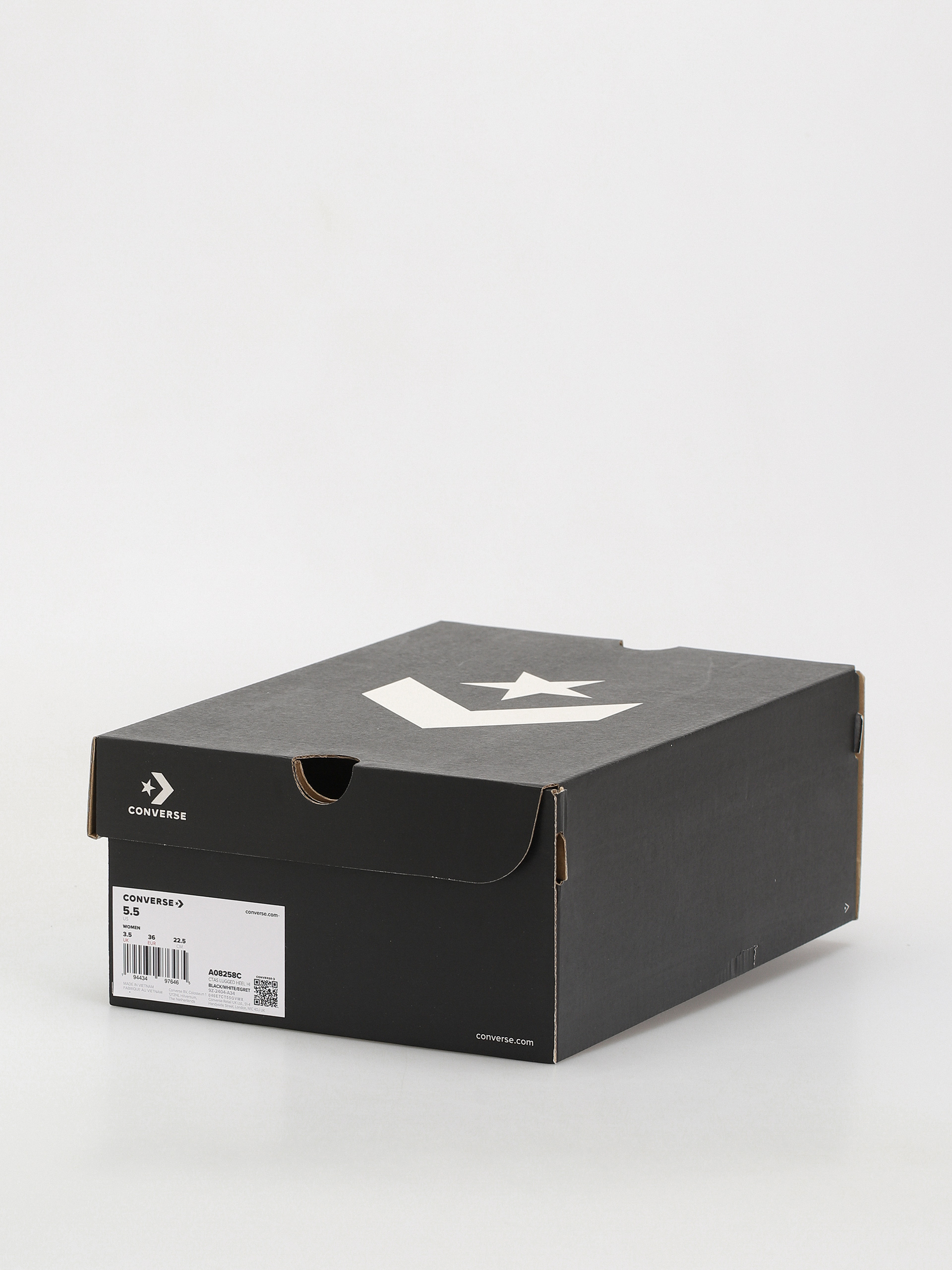 Pantofi Converse Chuck Taylor All Star Lugged Heel Wmn (black/white/egret)