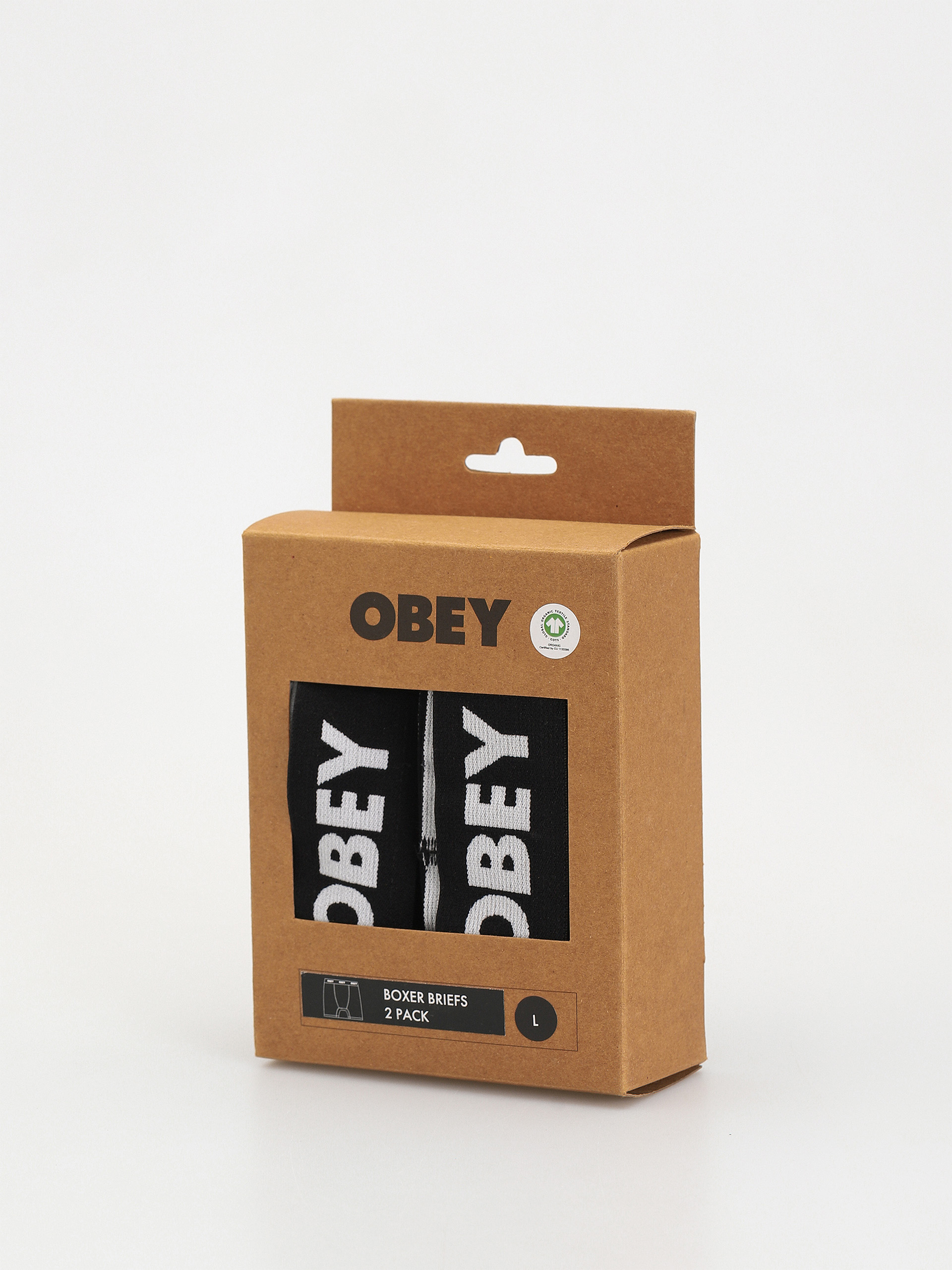 Lenjerie de corp OBEY Established Work 2 Pack (black)