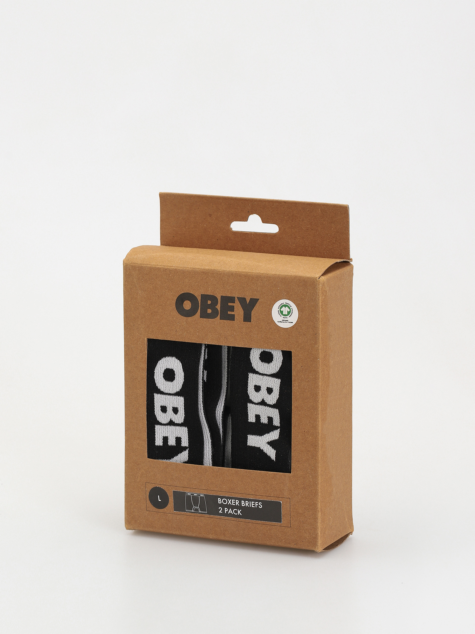 Lenjerie de corp OBEY Established Work 2 Pack (white)