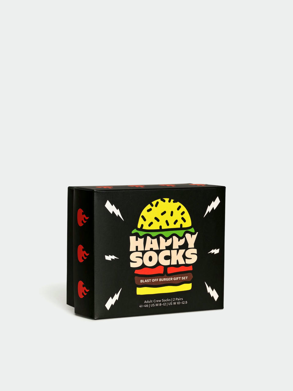 Șosete Happy Socks 2-Pack Blast Off Burger (black)