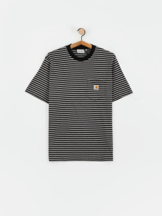 Tricou Carhartt WIP Verner Pocket (verner stripe/black/dark grey heather)