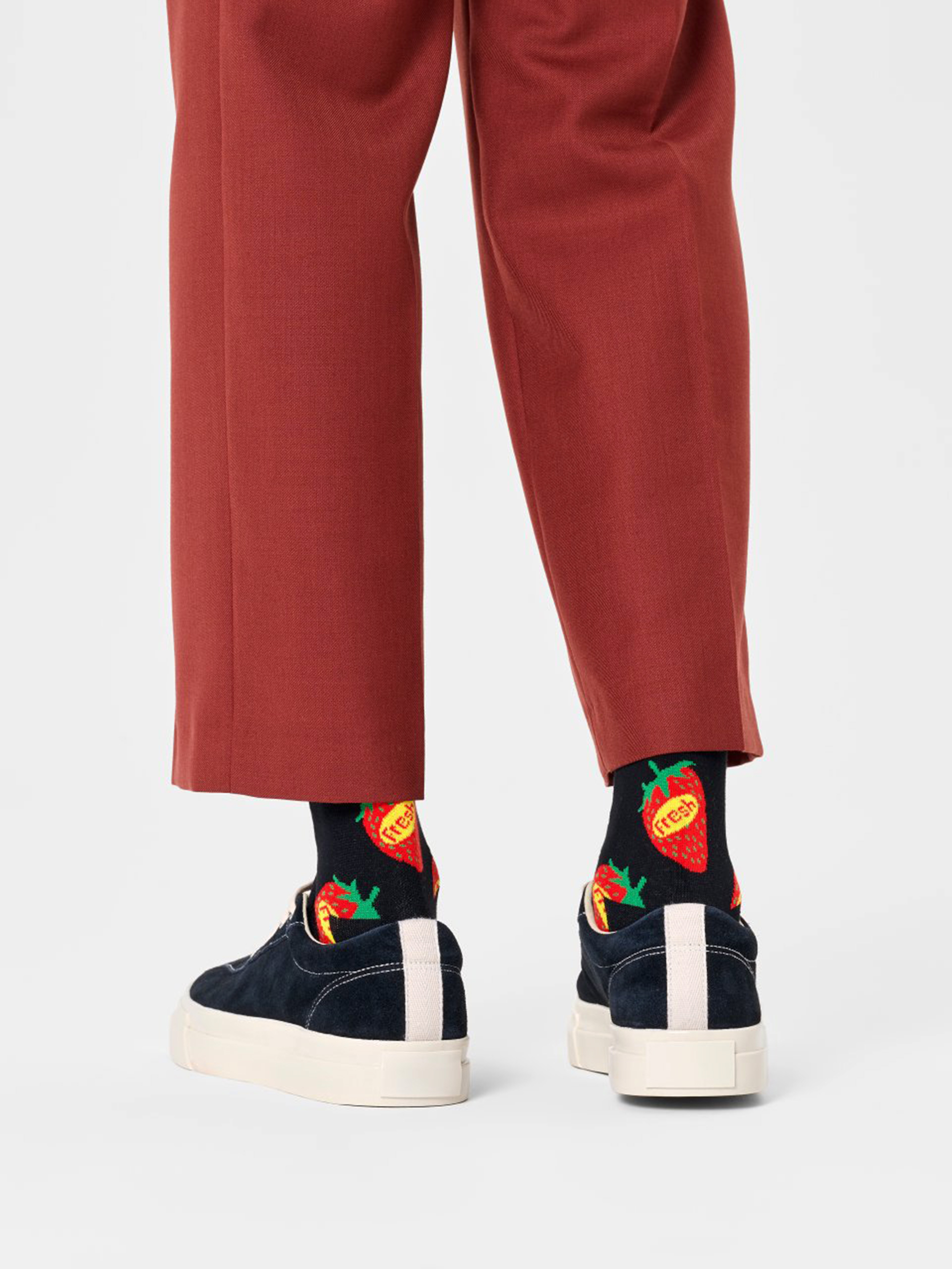 Șosete Happy Socks Strawberry Fresh (black)