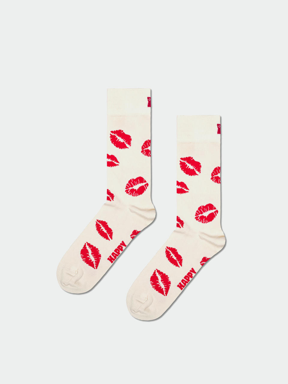 Șosete Happy Socks Kisses (white)