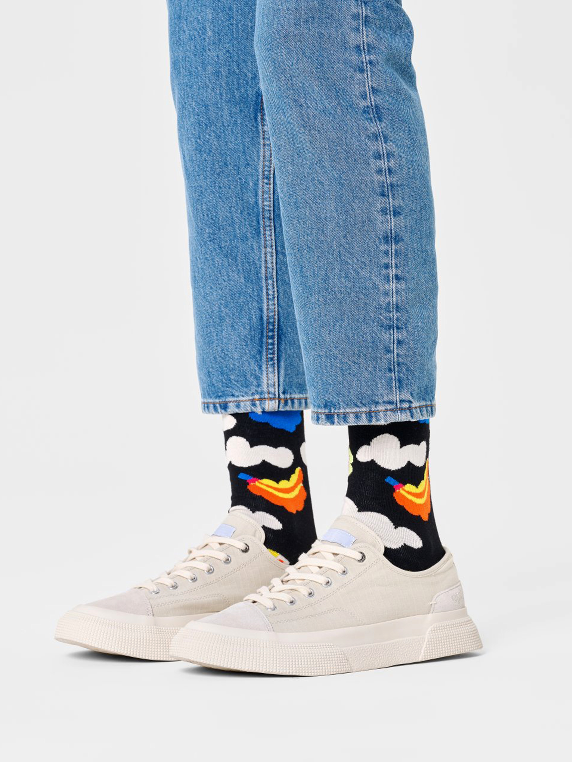 Șosete Happy Socks Cloudy Fruit (black)