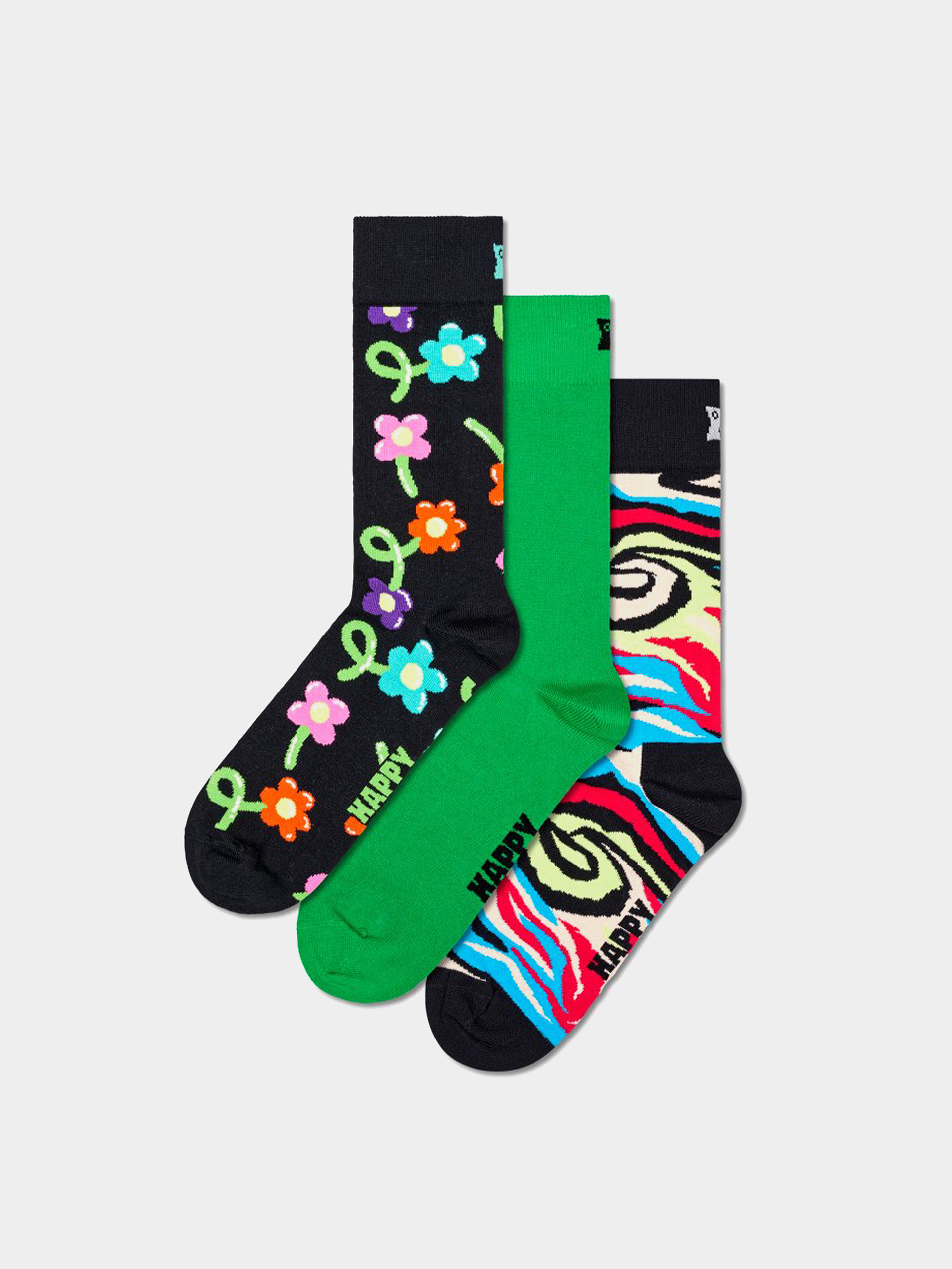 Șosete Happy Socks 3-Pack Hyper Cube (navy)