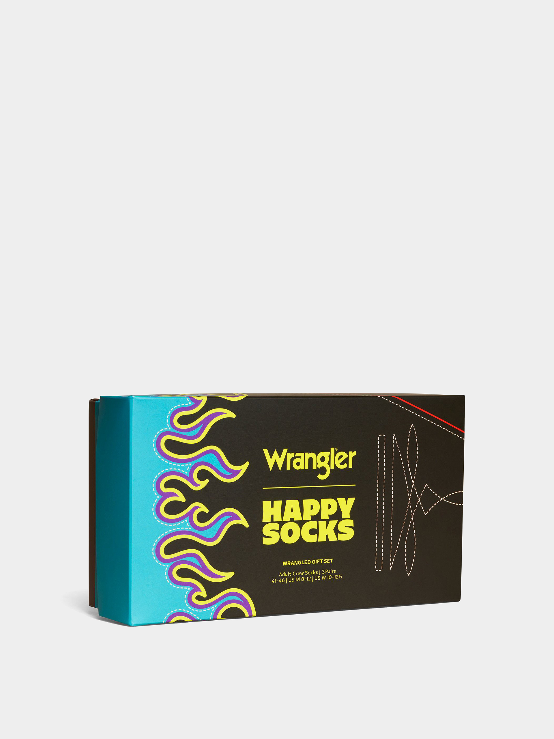 Șosete Happy Socks Wrangler 3-Pack Wrangled (black)