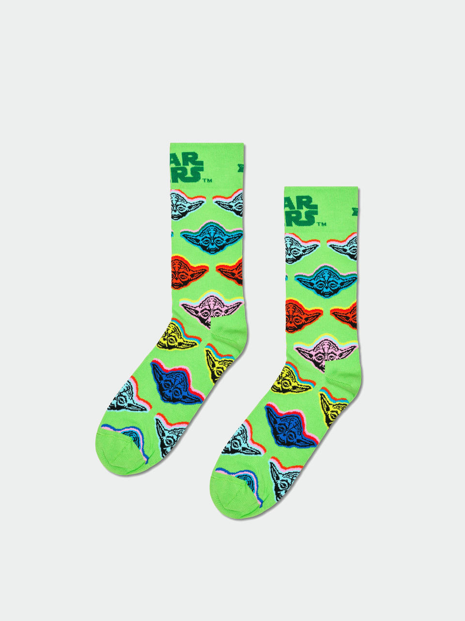 Șosete Happy Socks Star Wars Yoda (light green)