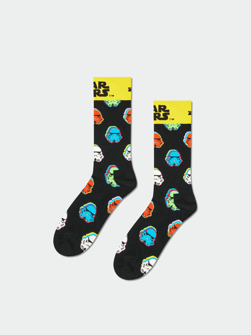 Șosete Happy Socks Star Wars Stormtrooper (black)