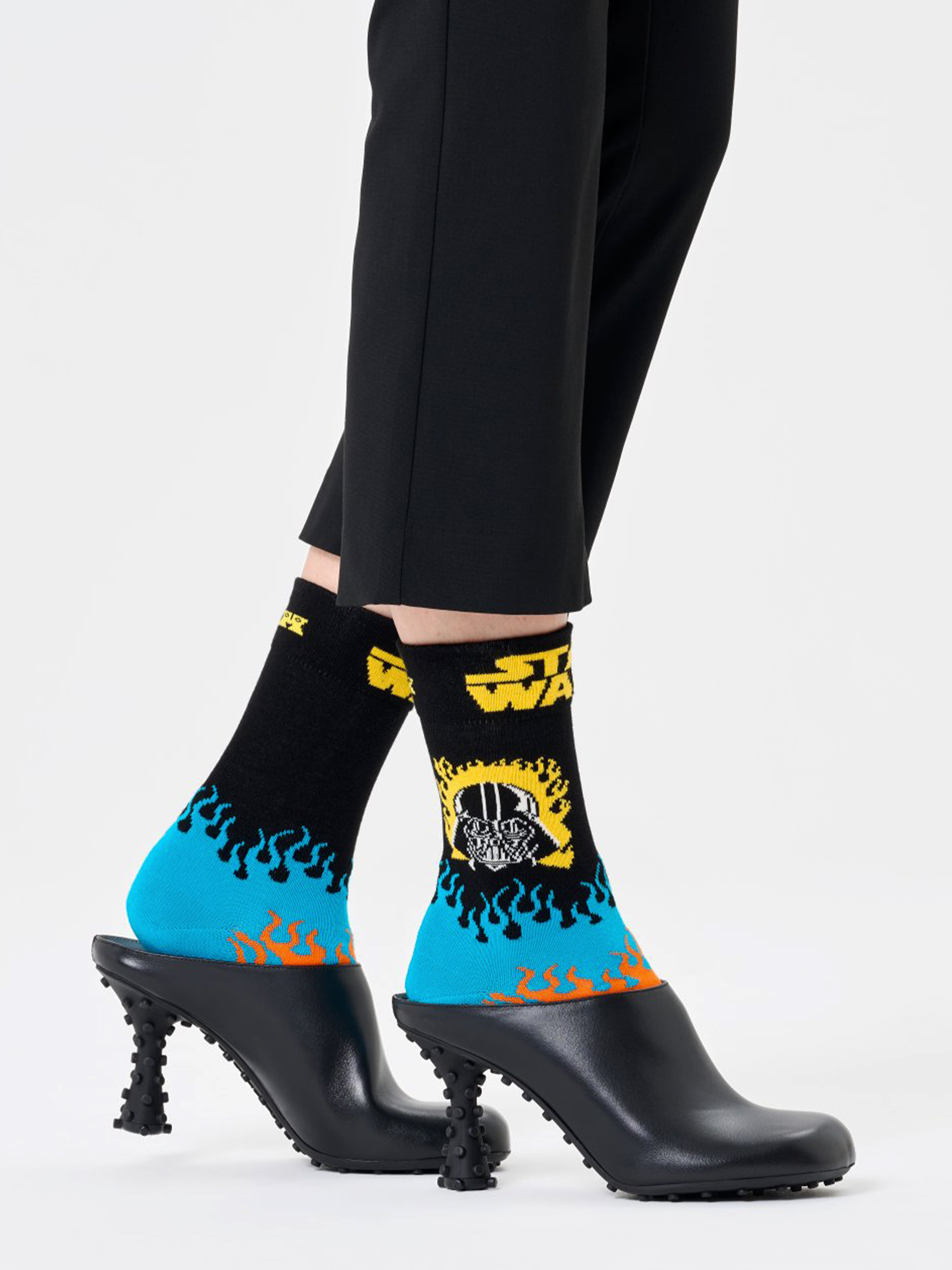 Șosete Happy Socks Star Wars Darth Vader (black)