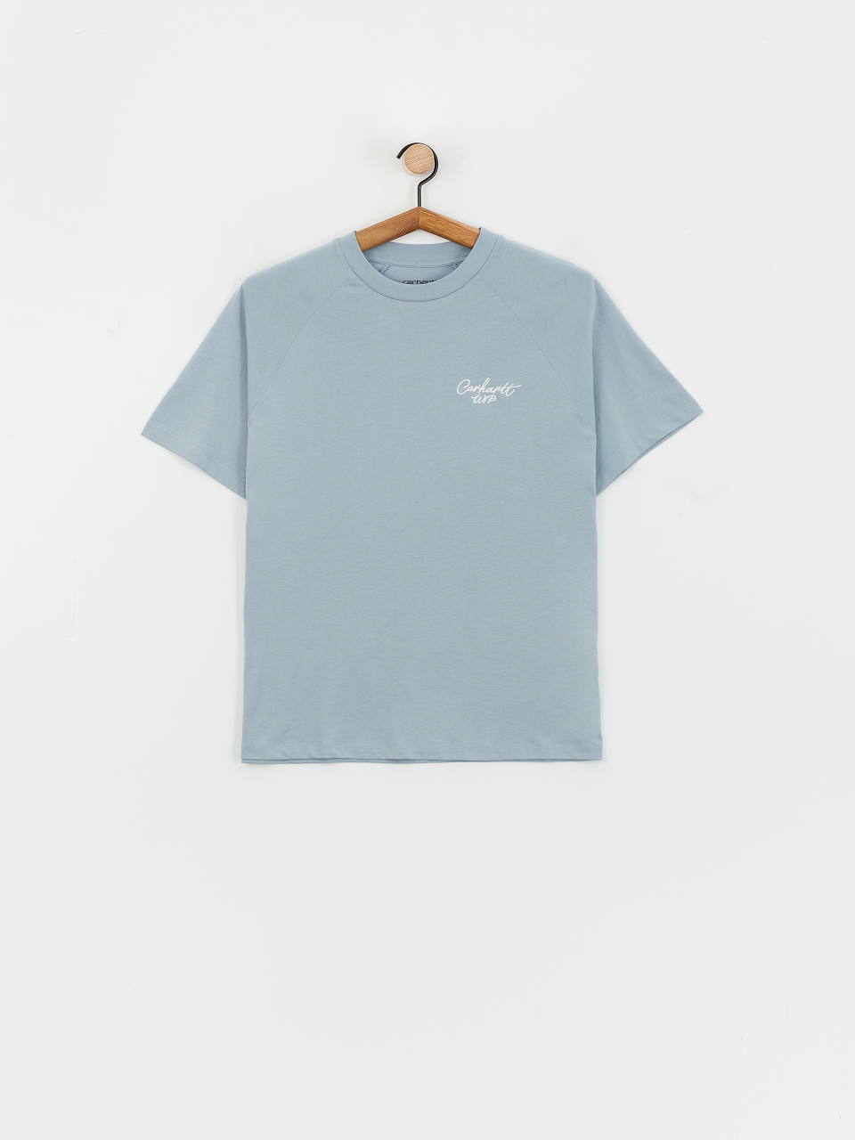 Tricou Carhartt WIP Signature Wmn (dusty ice/white)