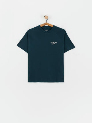 Tricou Carhartt WIP Signature Wmn (duck blue/white)