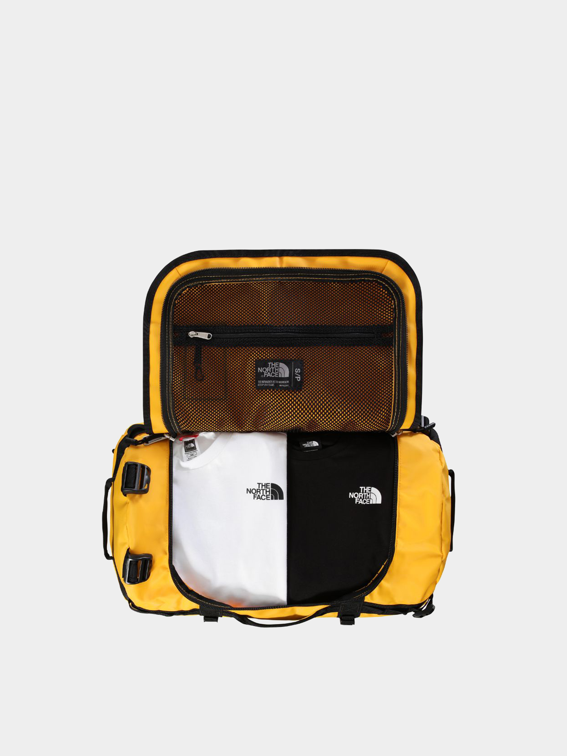 Geantă The North Face Base Camp Duffel S (summit gold tnf black n)