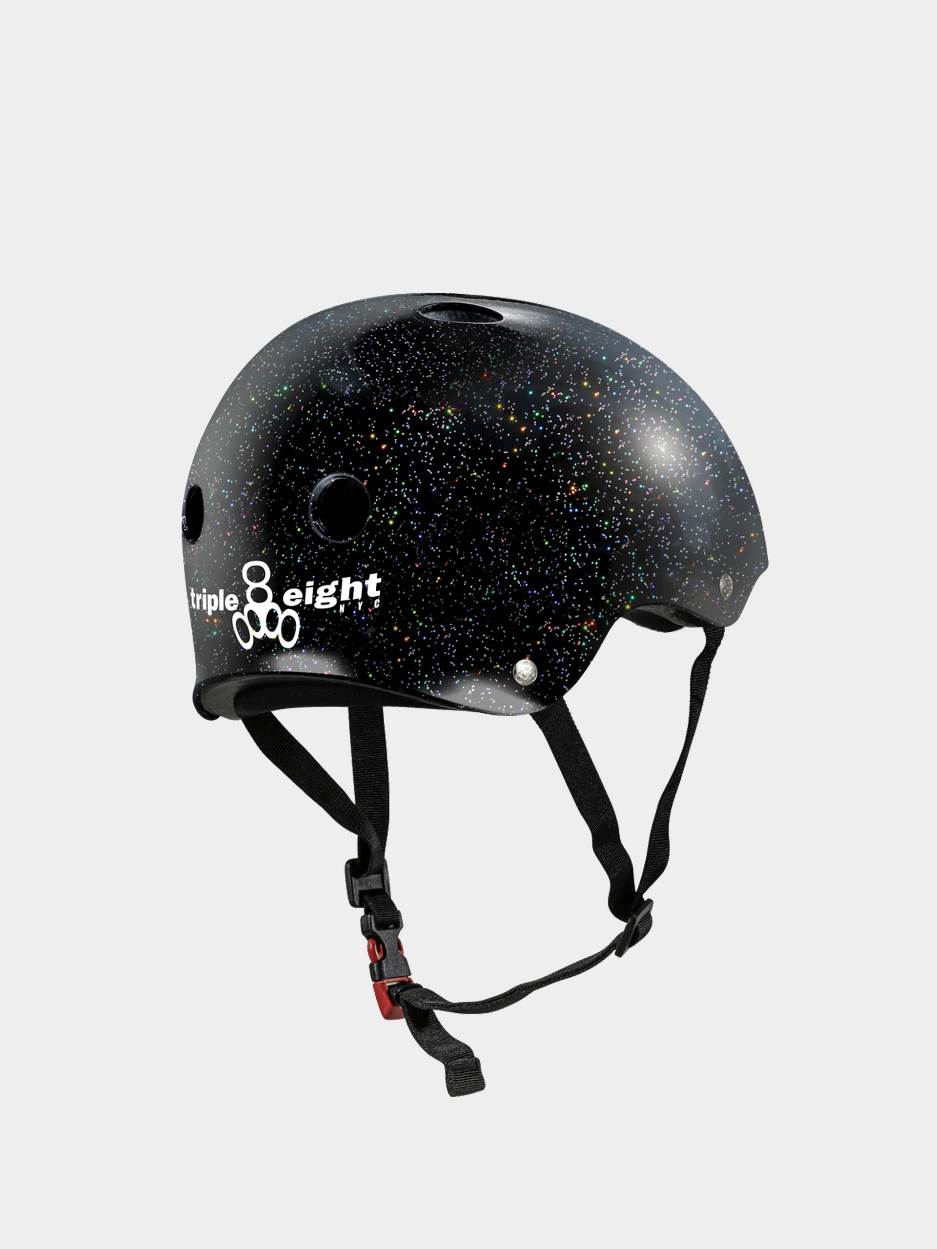 Cască Triple Eight The Certified Sweatsaver Helmet (black glitter)