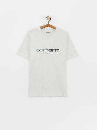 Tricou Carhartt WIP Script (ash heather/duck blue)