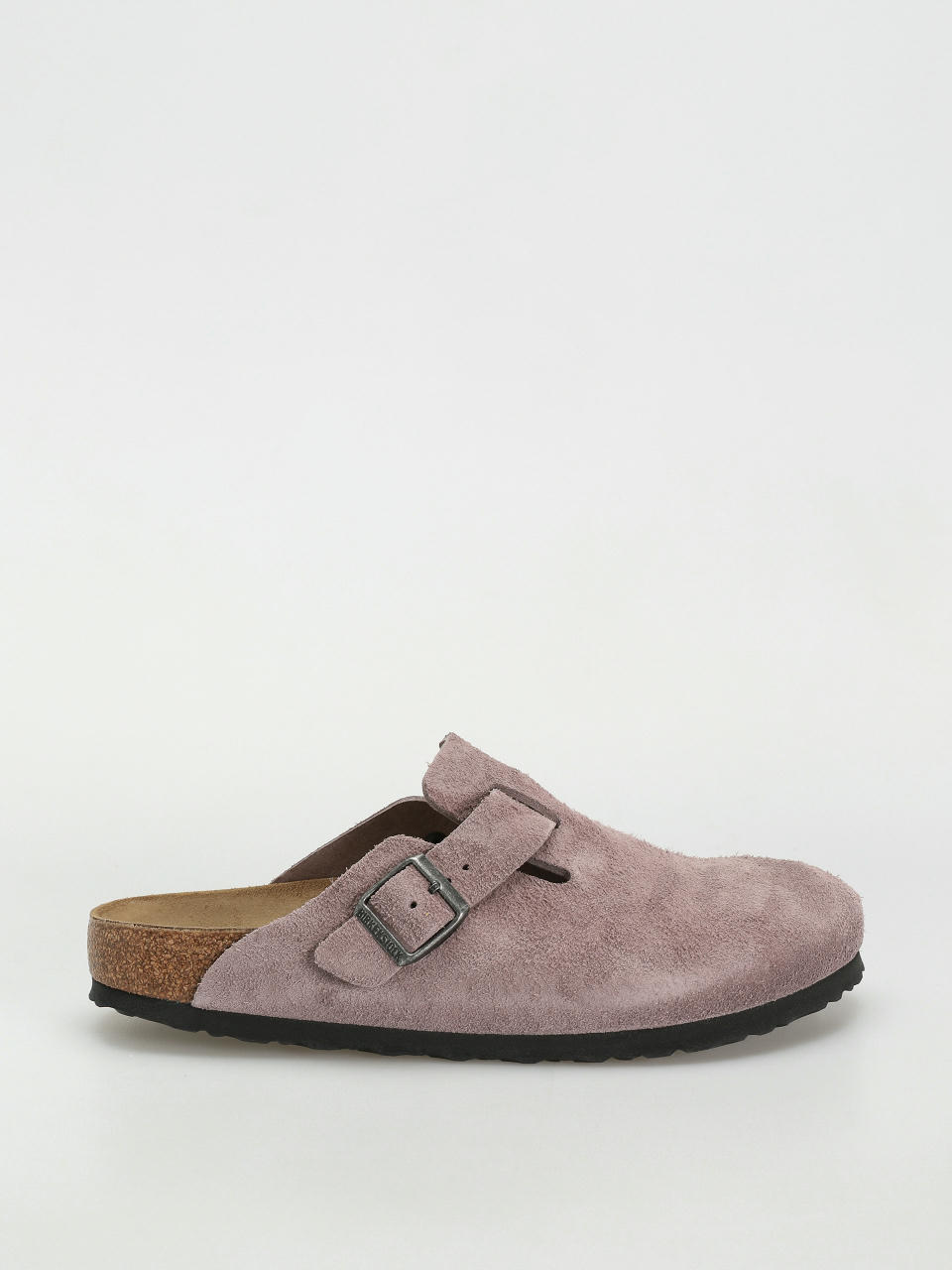 Șlapi Birkenstock Boston Suede Narrow (faded purple)