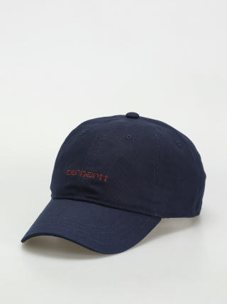 Șapcă Carhartt WIP Canvas Script (air force blue/malbec)