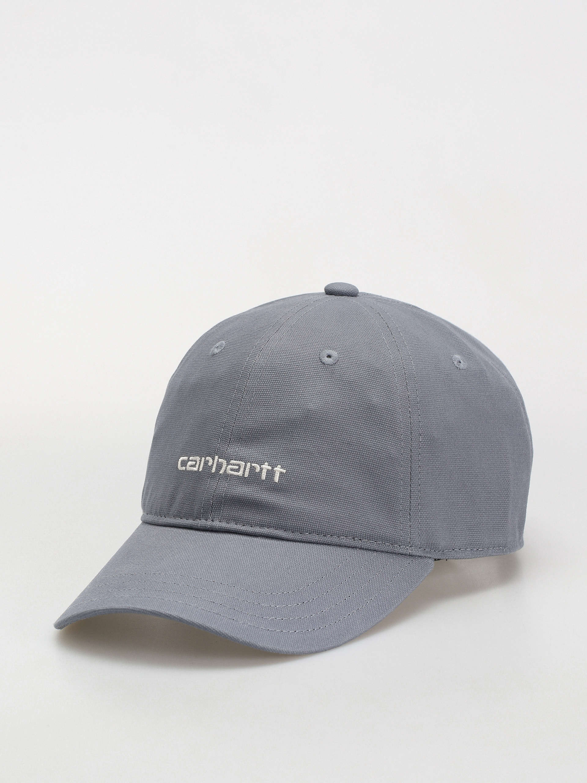 Șapcă Carhartt WIP Canvas Script (dove grey/wax)