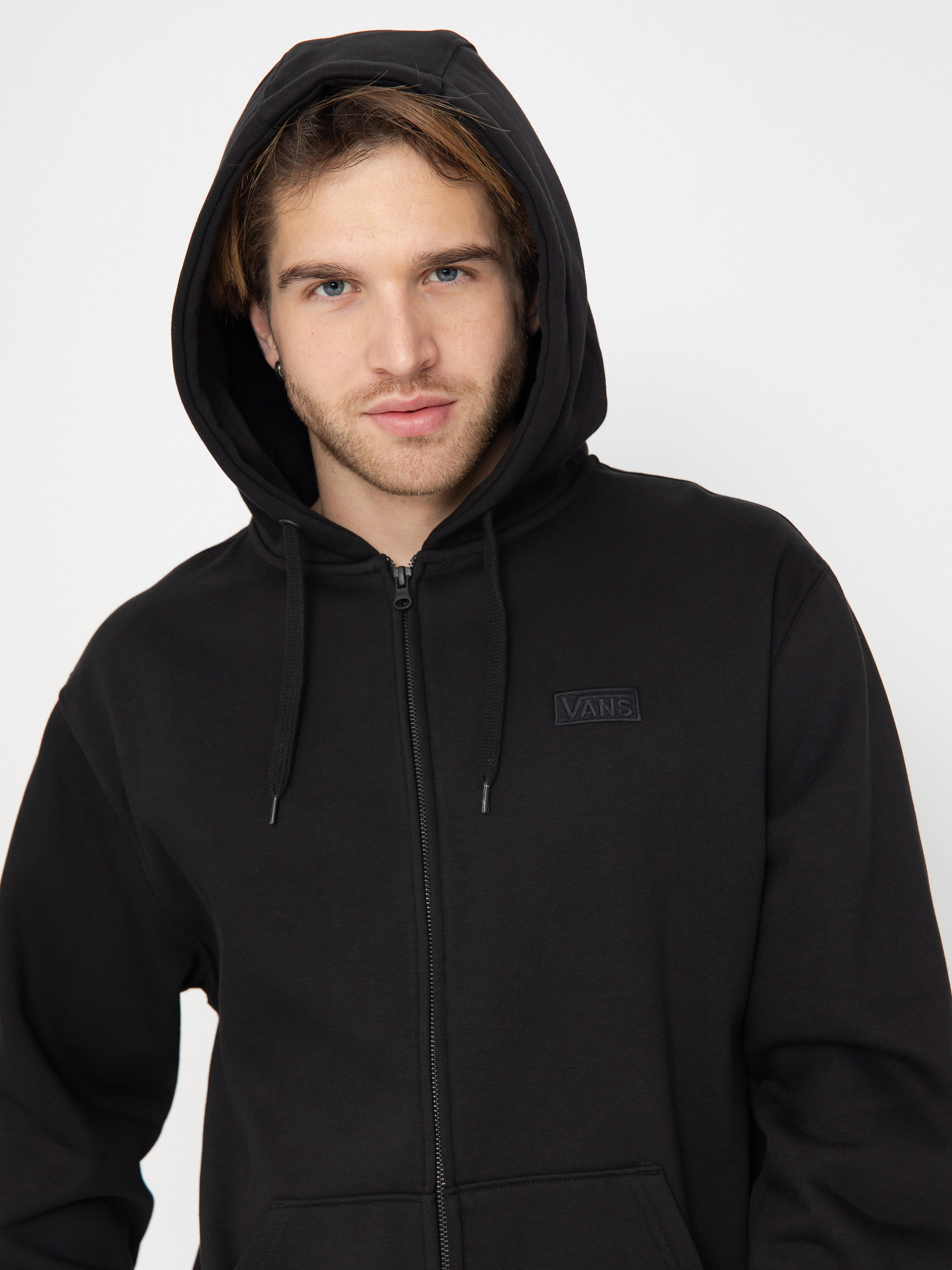 Hanorac cu glugă Vans Core Basic ZHD (black)