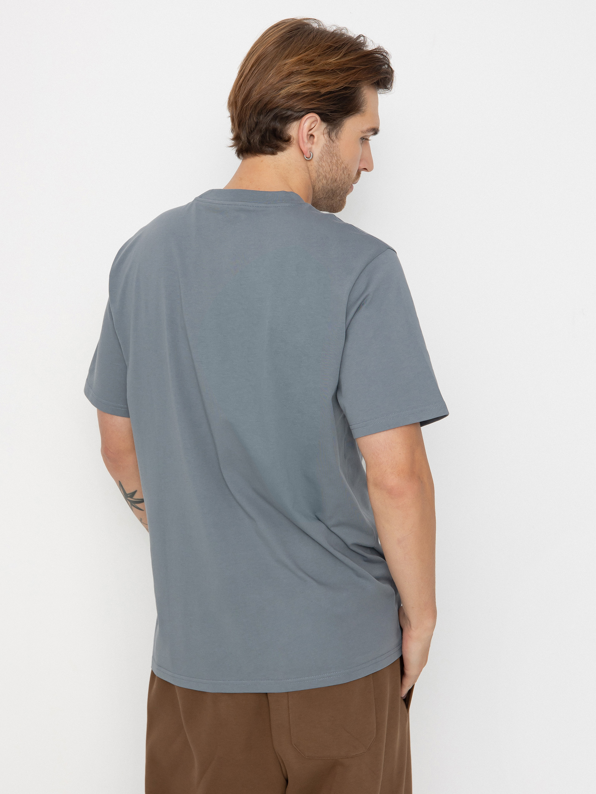 Tricou Carhartt WIP Script (dove grey/wax)