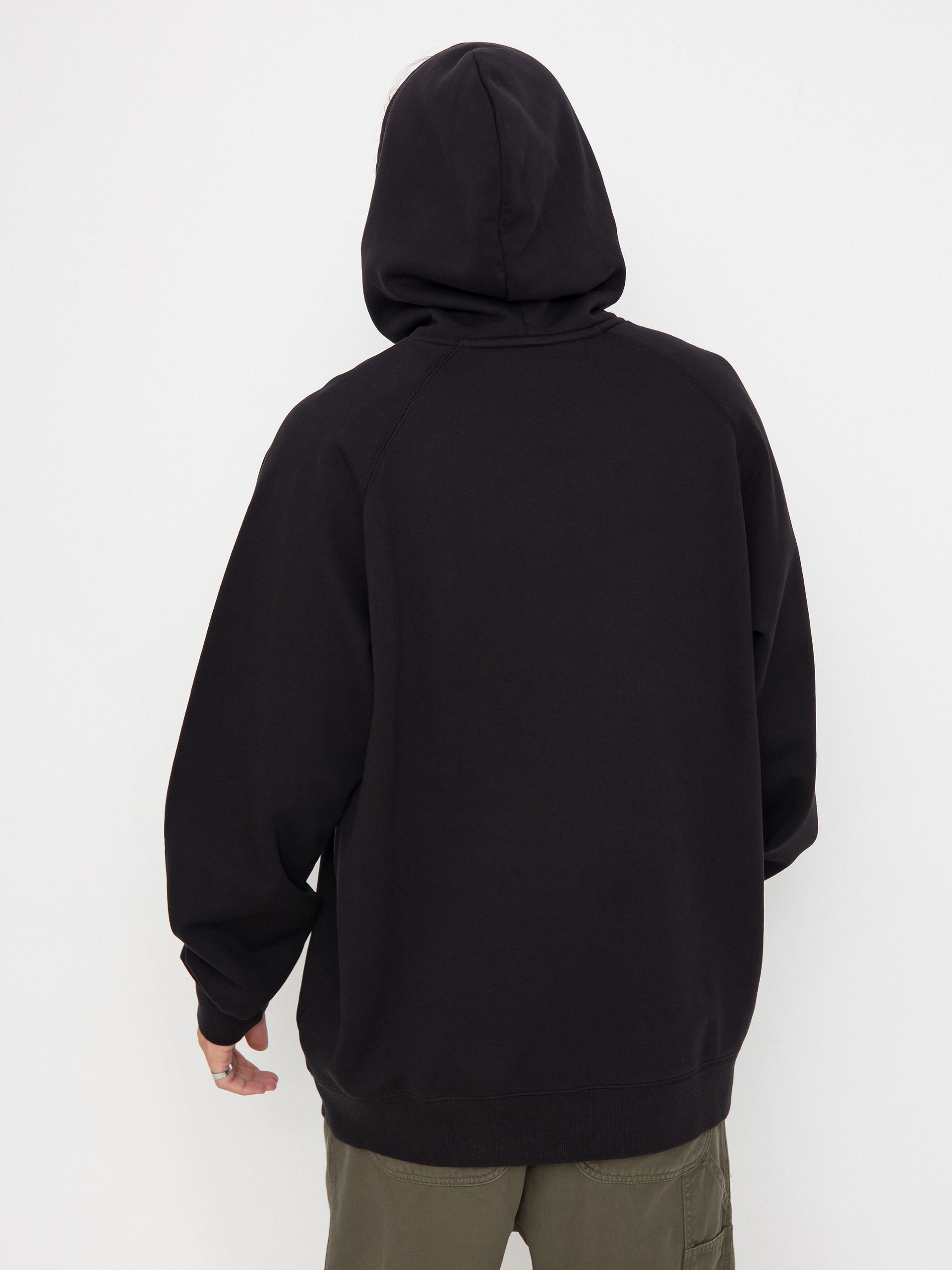 Hanorac cu glugă Carhartt WIP Pepe Friends HD (black/white)