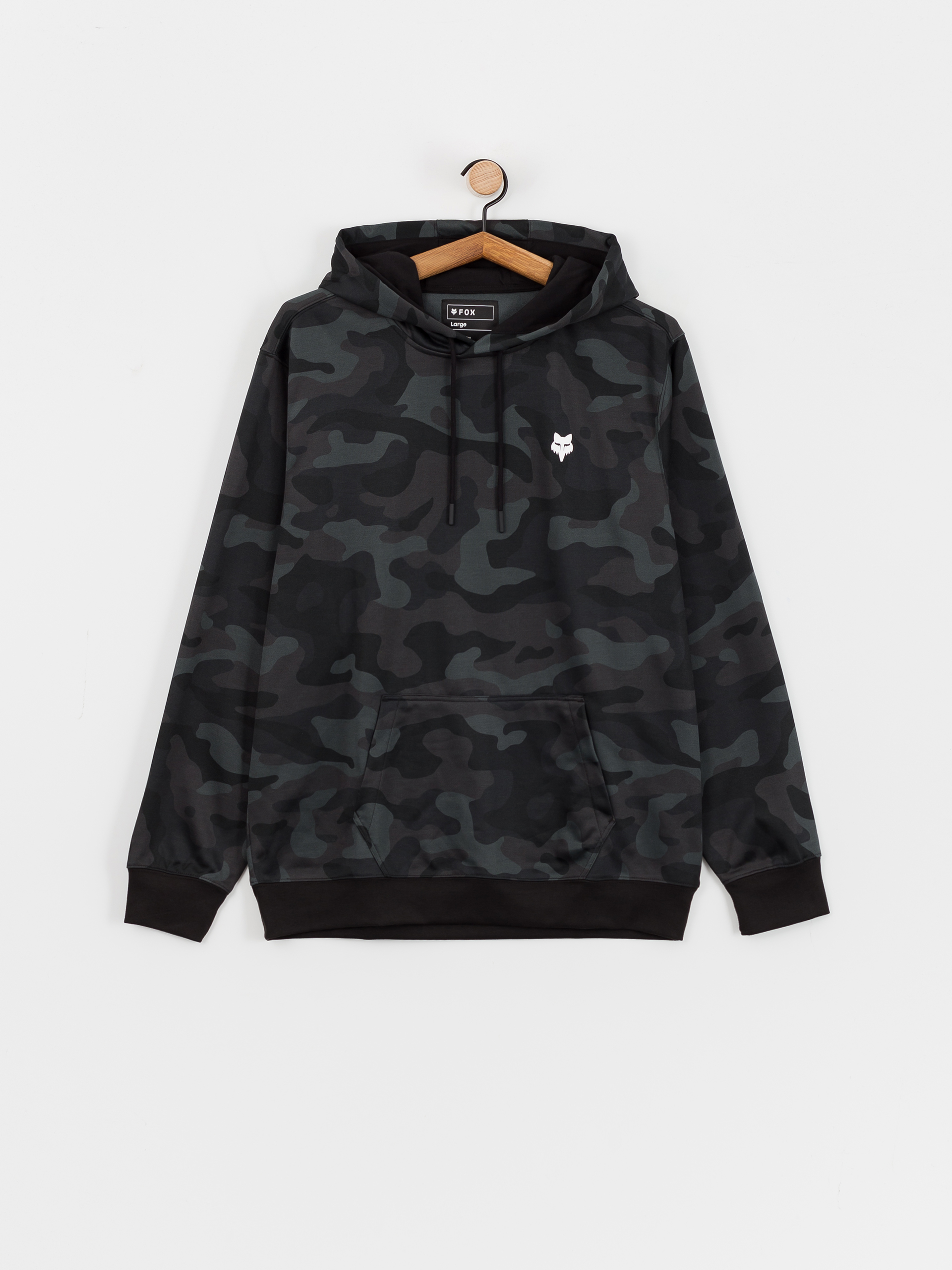 Hanorac cu glugă Fox Head Camo HD (black camo)