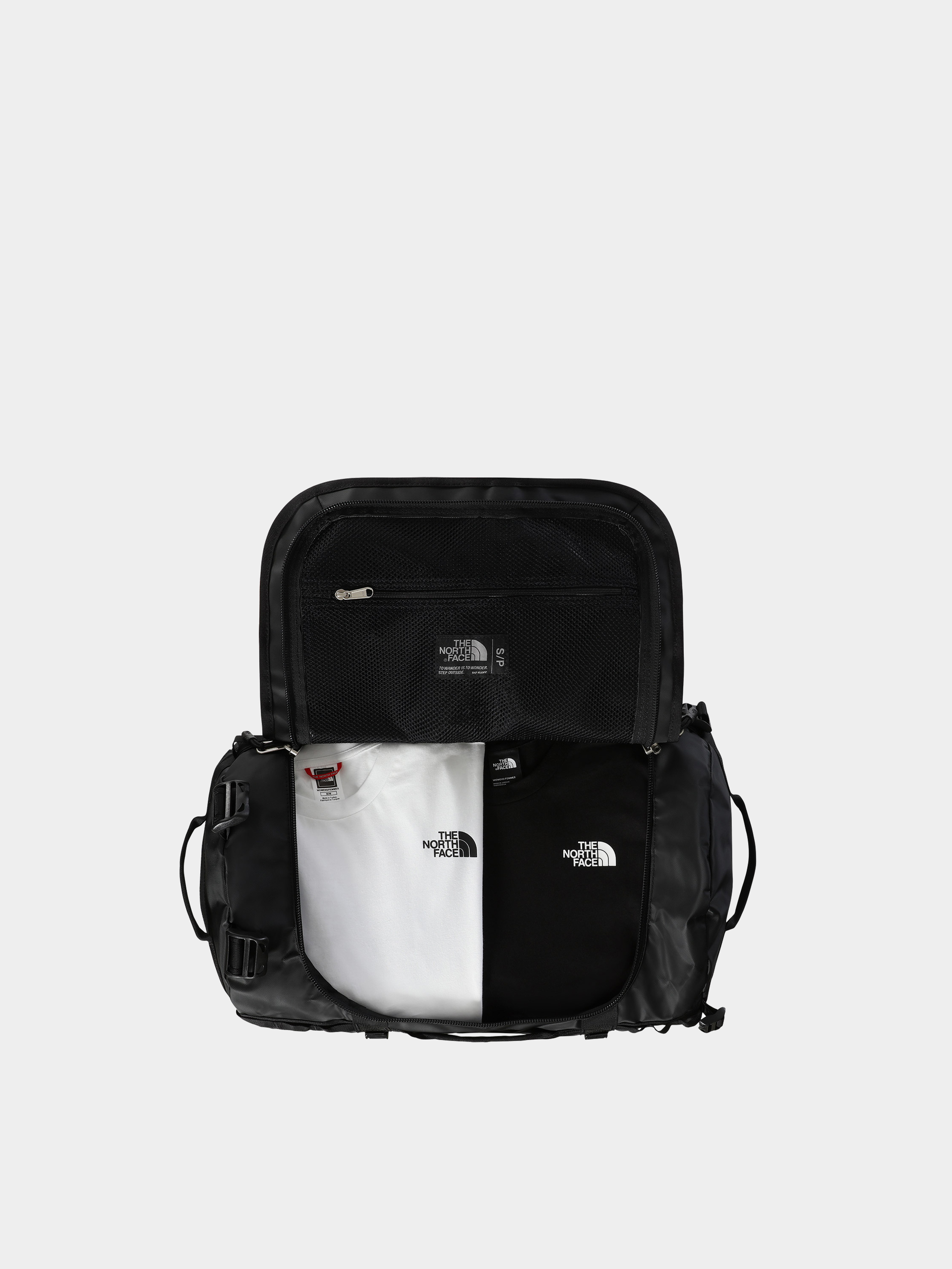 Geantă The North Face Base Camp Duffel S (tnf black tnf white npf)