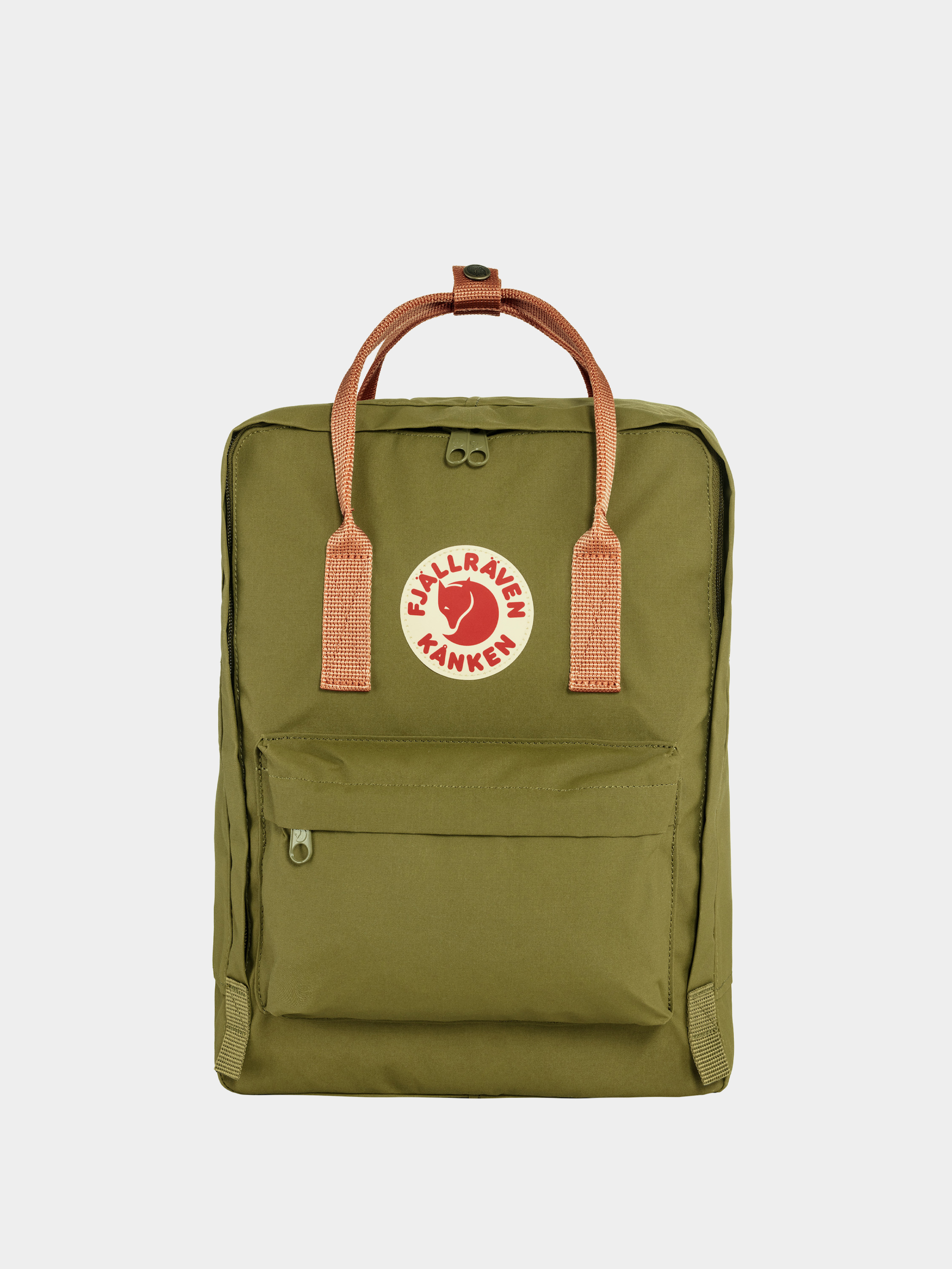 Rucsac Fjallraven Kanken (foliage green-peach sand)