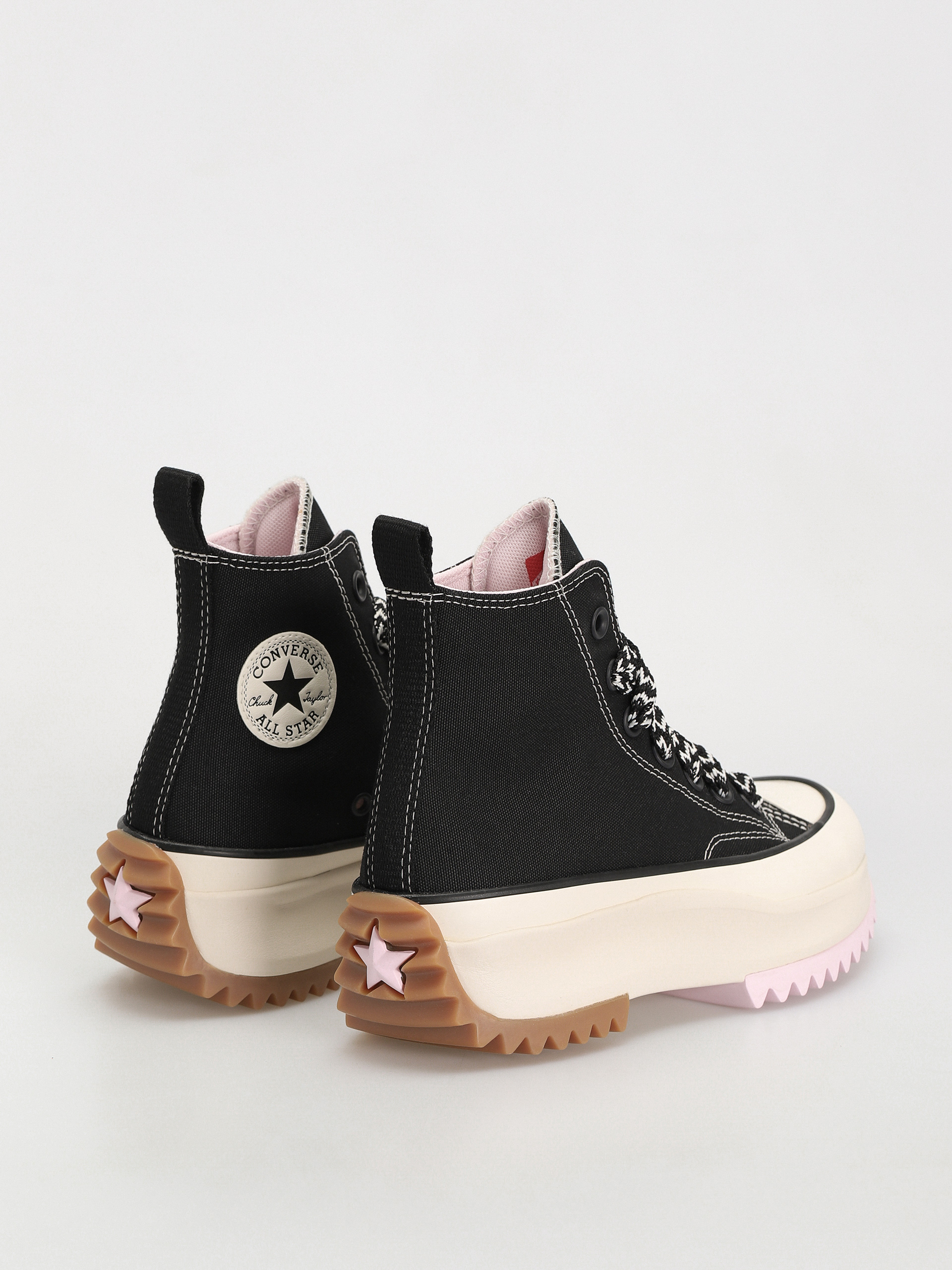 Pantofi Converse Run Star Hike Hi (black/pink foam/egret)