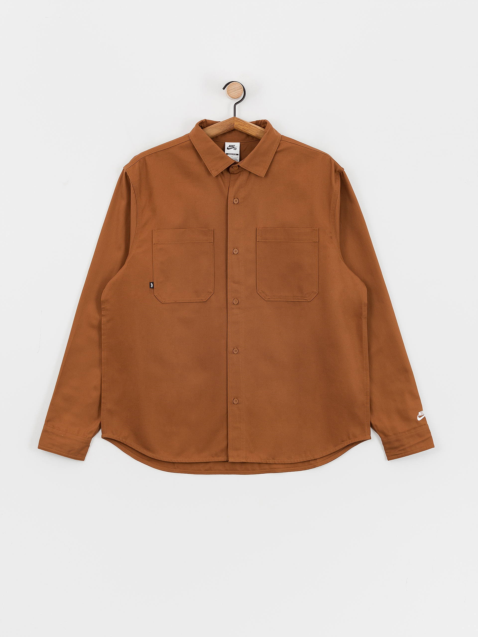 Cămașă Nike SB New Essential (lt british tan/white)