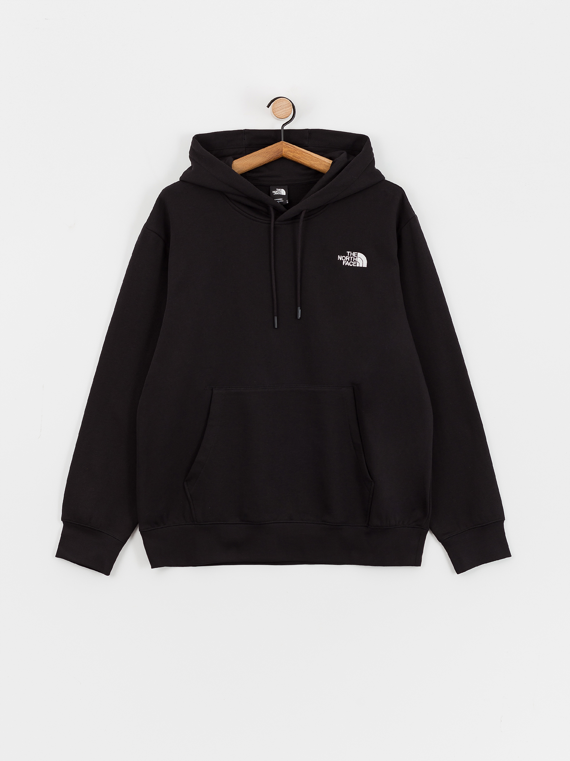 Hanorac cu glugă The North Face Essential Relaxed HD (tnf black)
