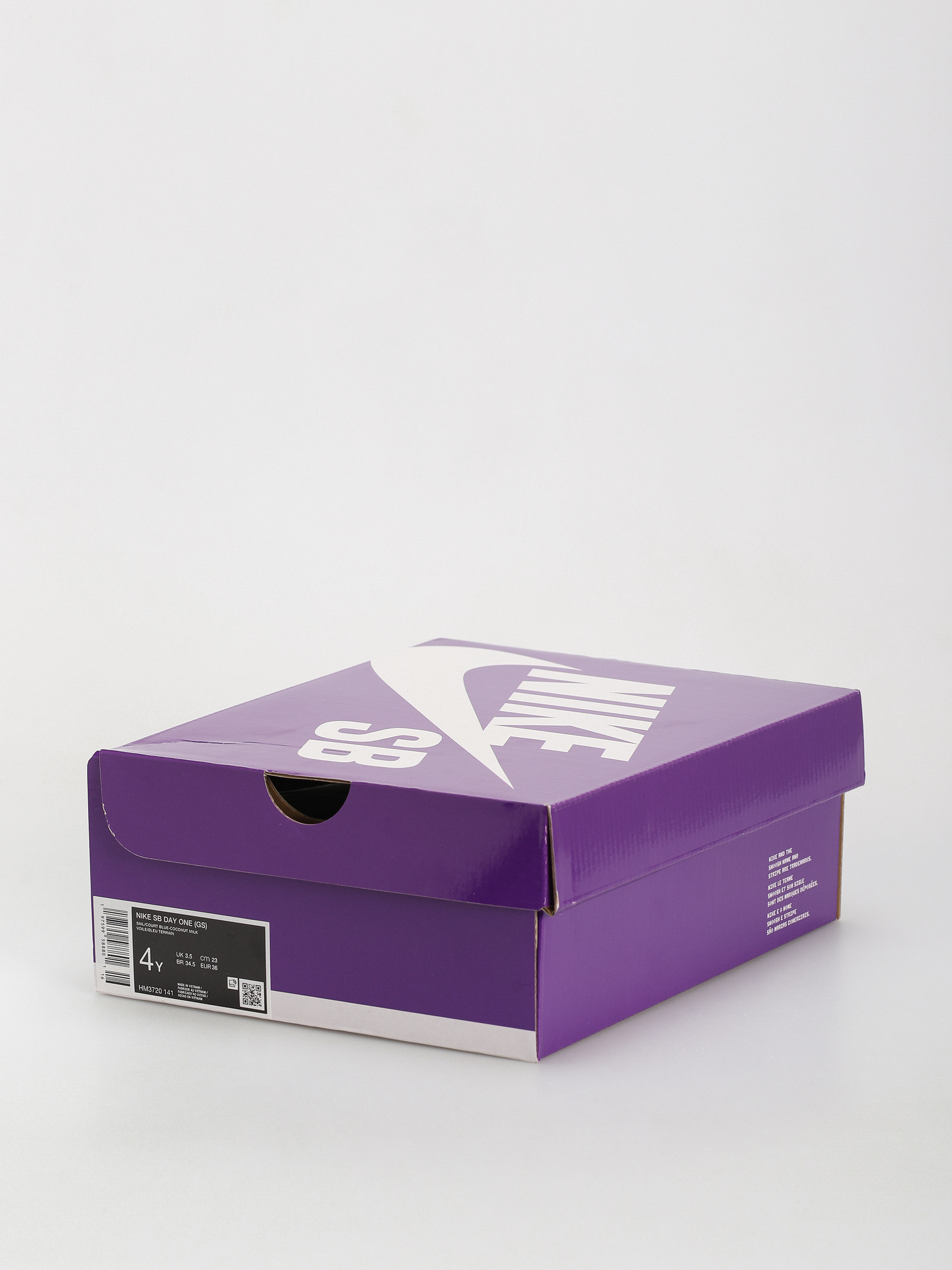 Pantofi Nike SB Day One JR (sail/court blue coconut milk photon dust)