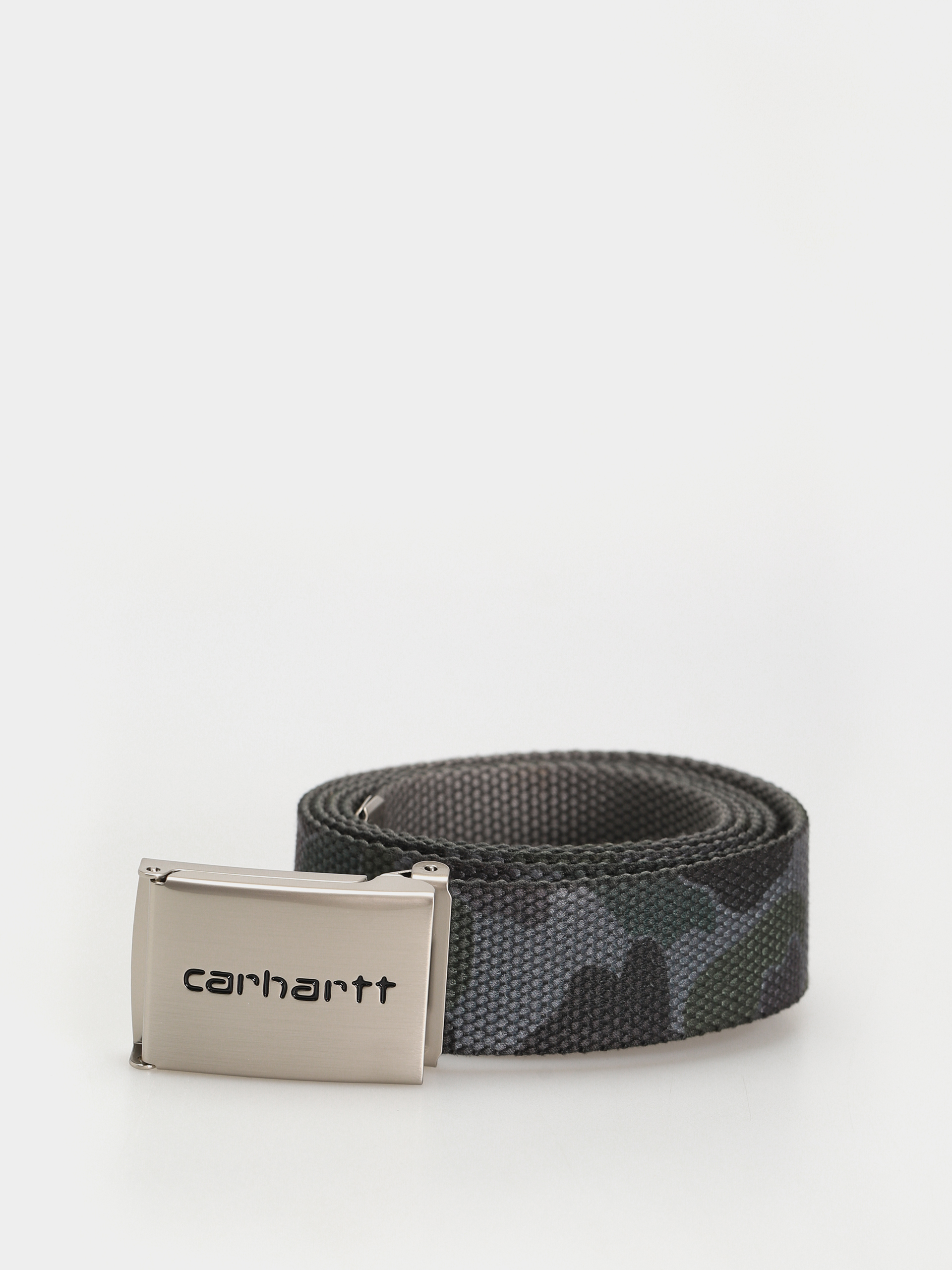 Curea Carhartt WIP Clip Belt Chrome (camo duck/grey)